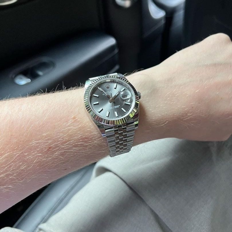 Rolex Datejust 41 126334 着用写真 8