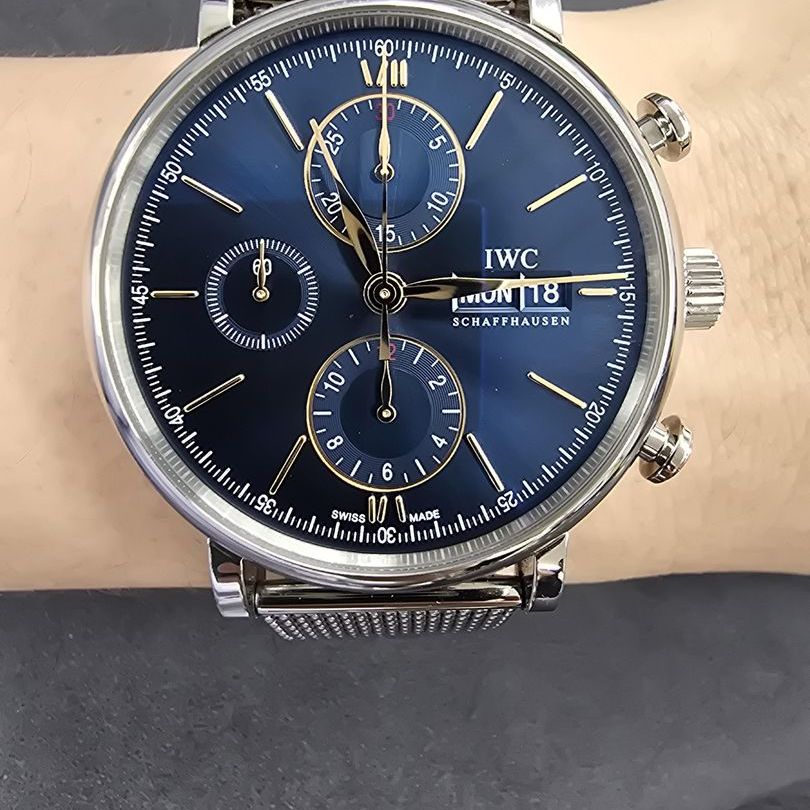 IWC 포르토피노 크로노그래프 IW391036 착용샷 1