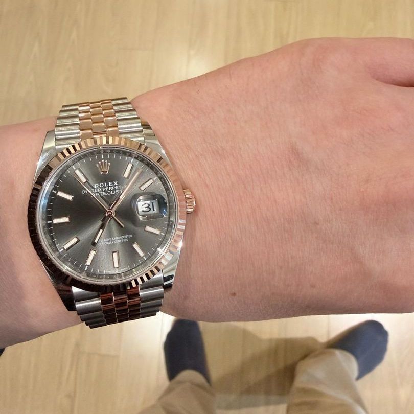 Rolex Datejust 36 126231 着用写真 3