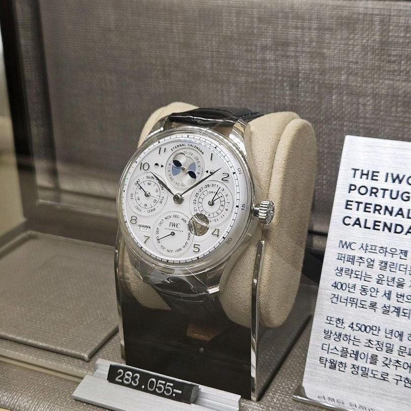 IWC 포르투기저 이터널 캘린더 IW505701 착용샷 1