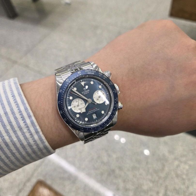Tudor Black Bay Chrono M79360B-0002 着用写真 2