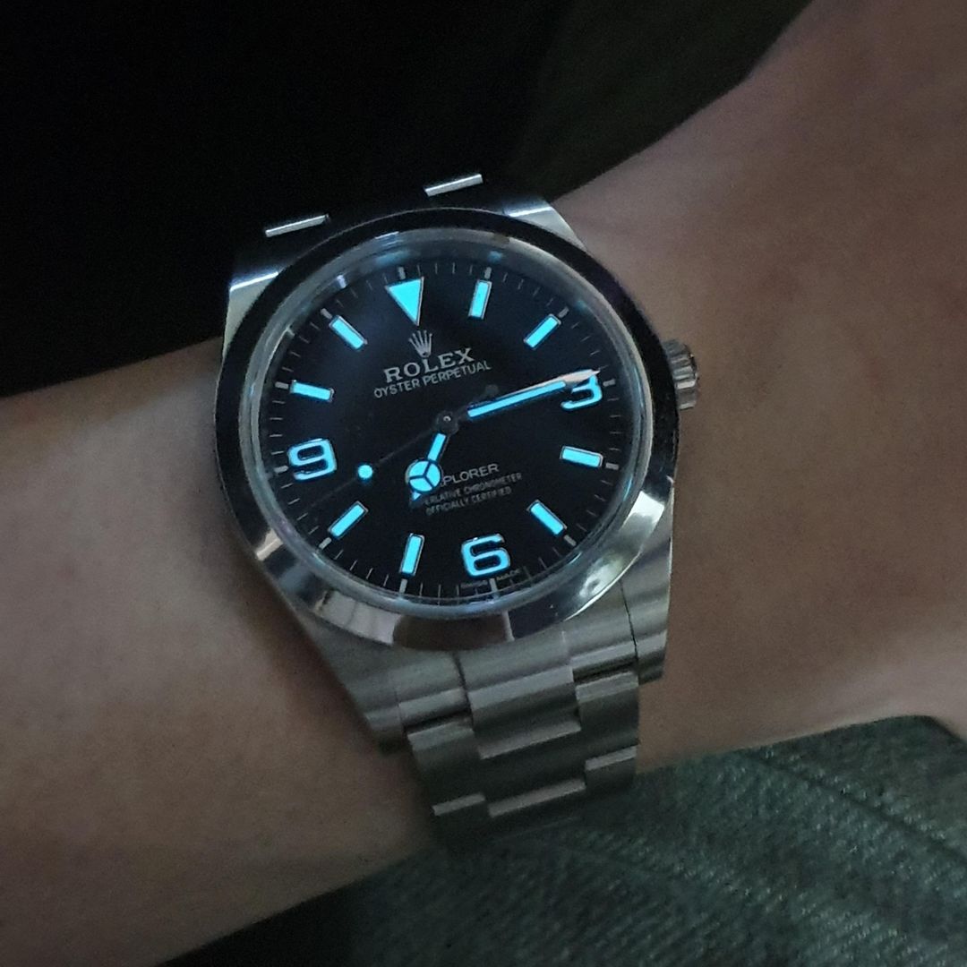 Rolex Explorer 1 214270 owner photo 5