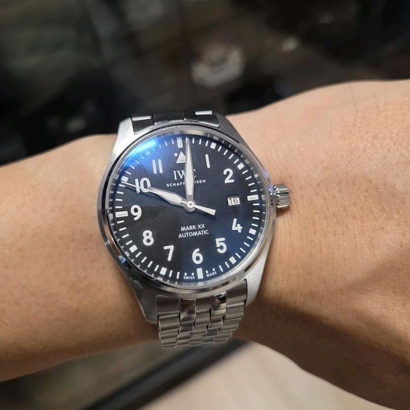 IWC 파일럿 워치 마트 20 IW328202 착용샷 5