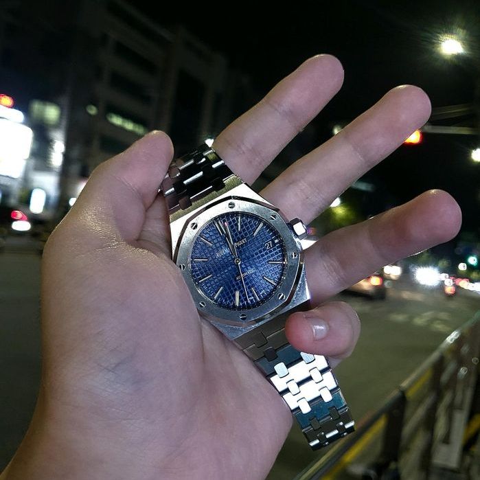 오데마 피게 로열 오크 15450ST.OO.1256ST.03 착용샷 3