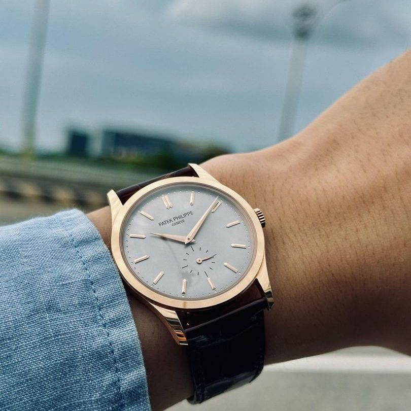 Patek Philippe Calatrava 5196R-001 着用写真 1
