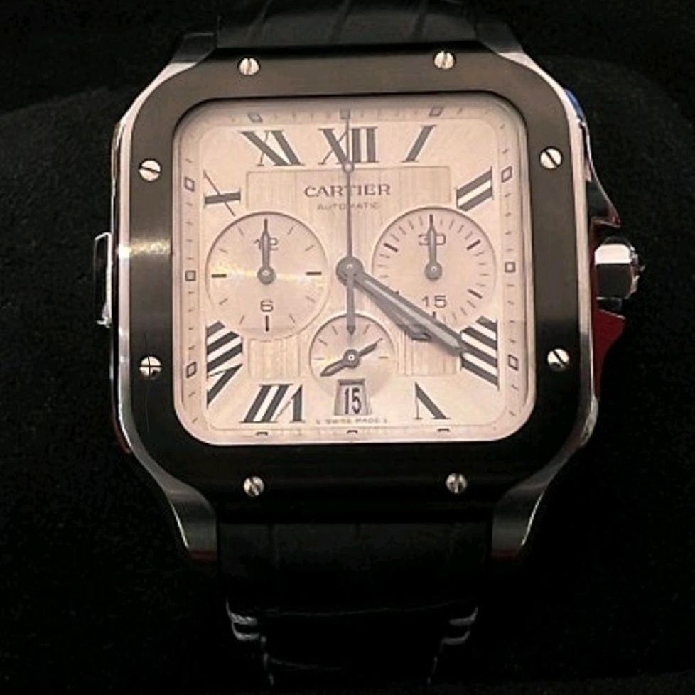 Cartier Santos de Cartier Chronograph XL WSSA0017 owner photo 1