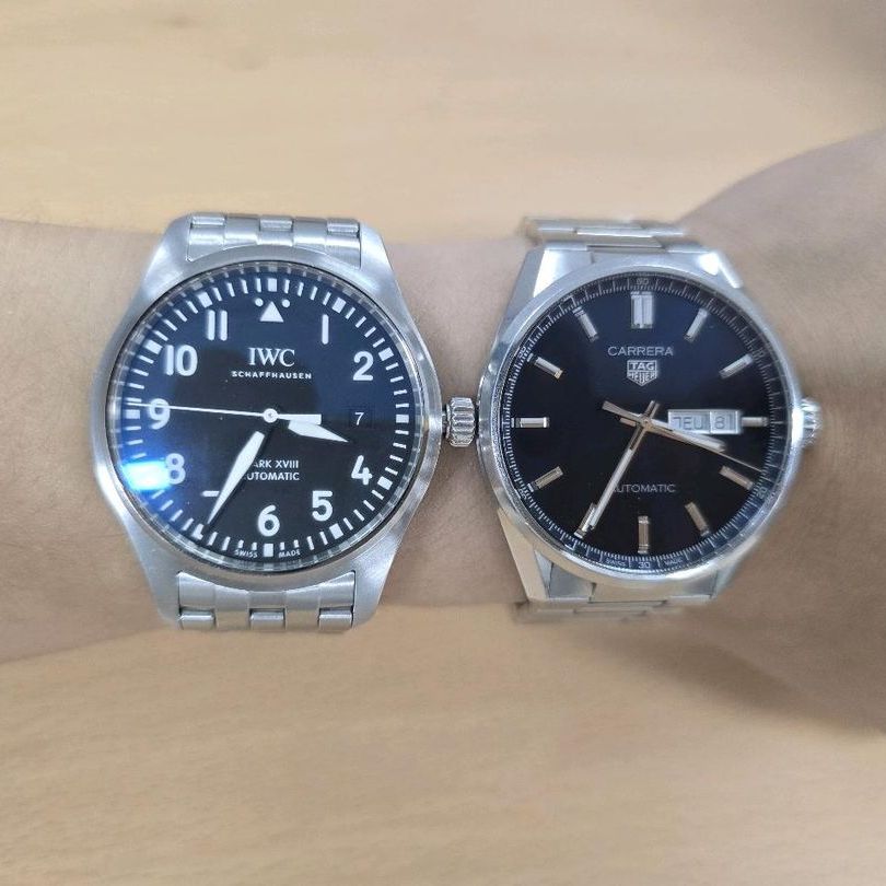 IWC 파일럿 워치 마크 XVIII IW327015 착용샷 6