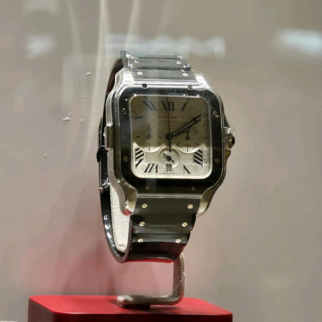 Cartier Santos de Cartier Chronograph XL WSSA0017 owner photo 2