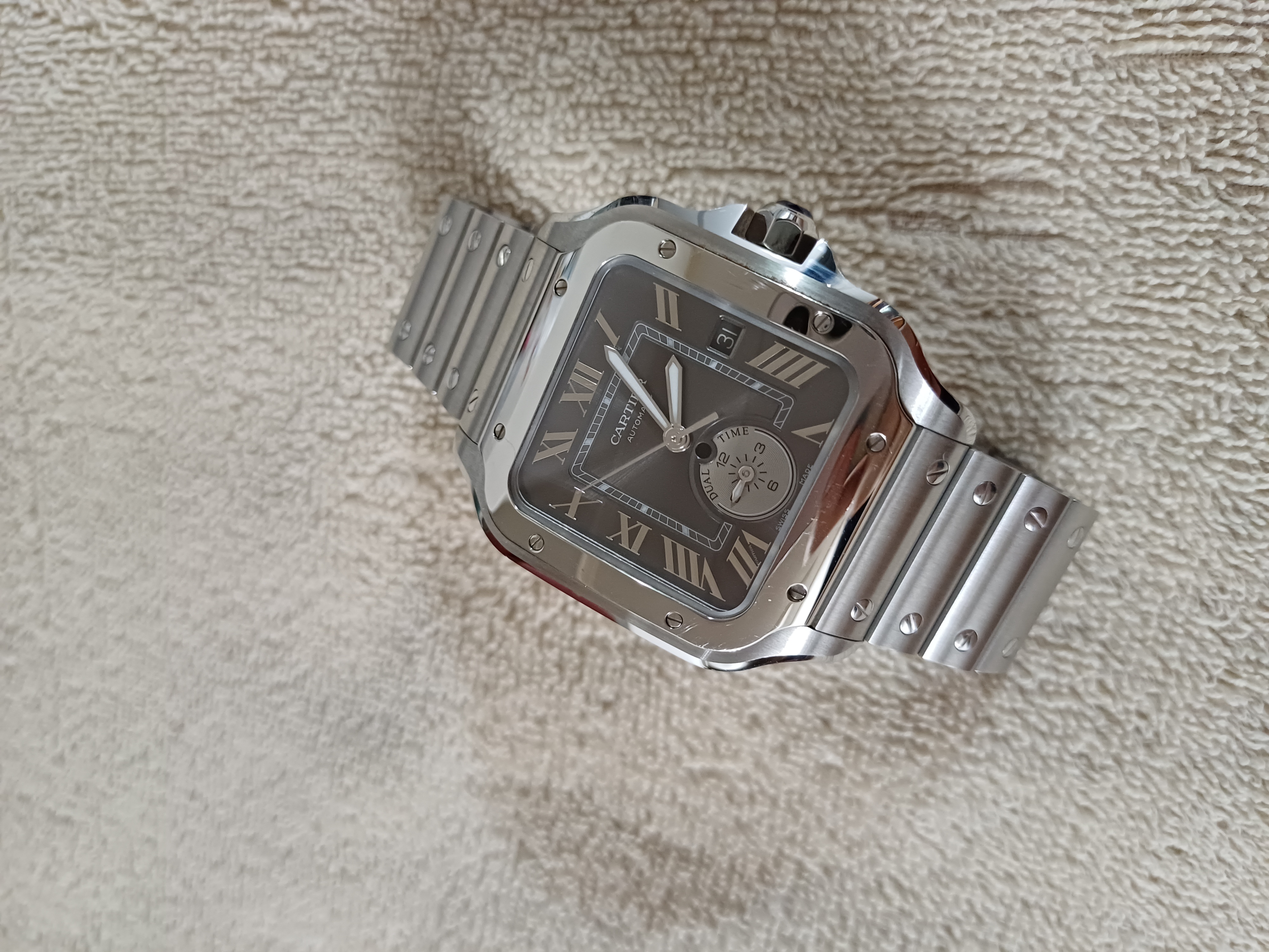 Cartier Santos de Cartier Dual Time LM WSSA0076 - 4