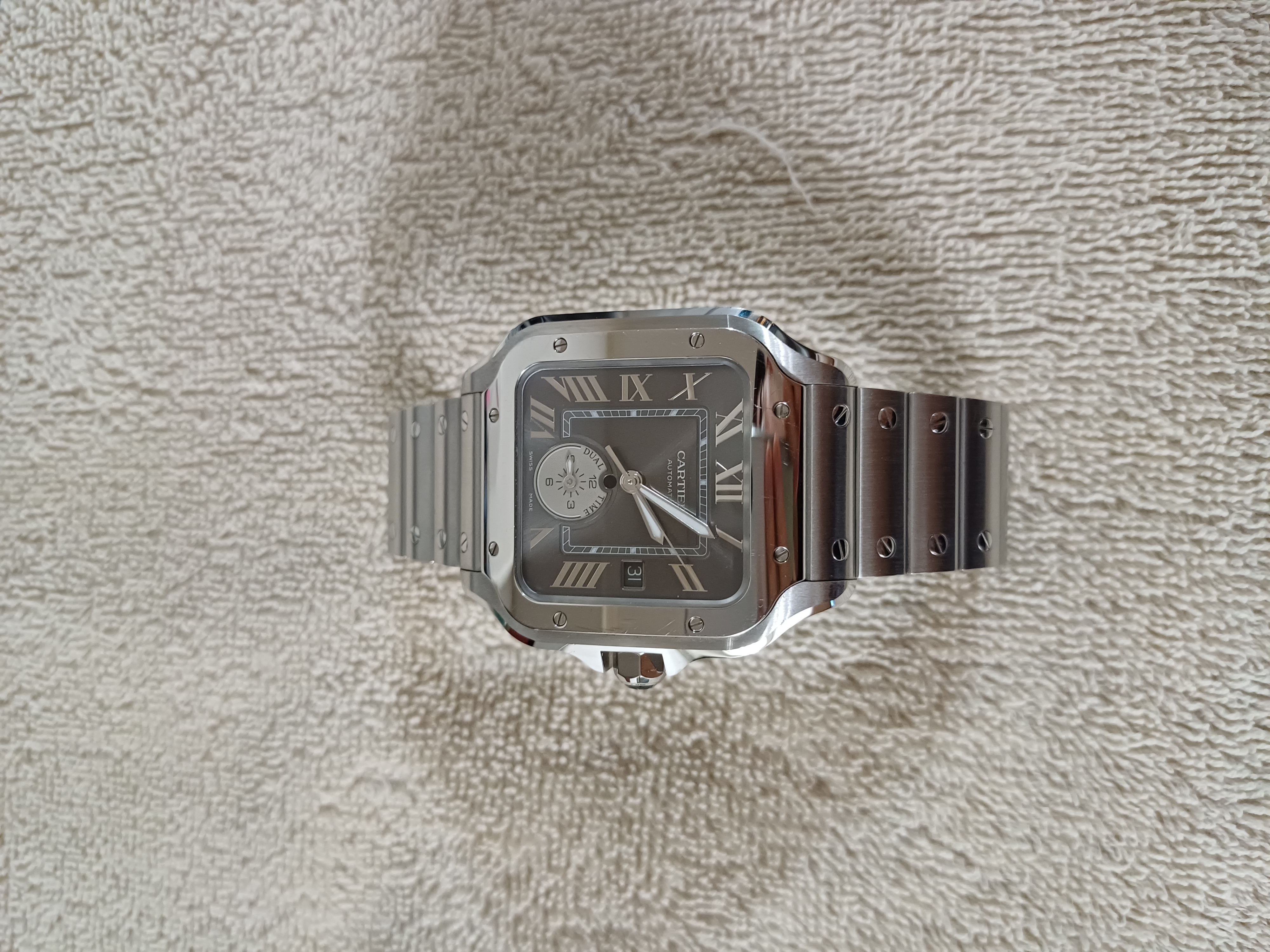 Cartier Santos de Cartier Dual Time LM WSSA0076 - 5