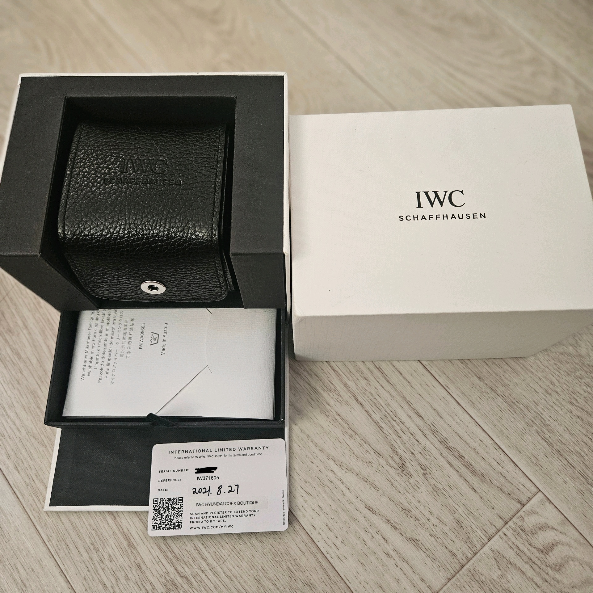 IWC 포르투기저 크로노그래프 IW371605 중고 2021년식 판매자 등록 이미지 6