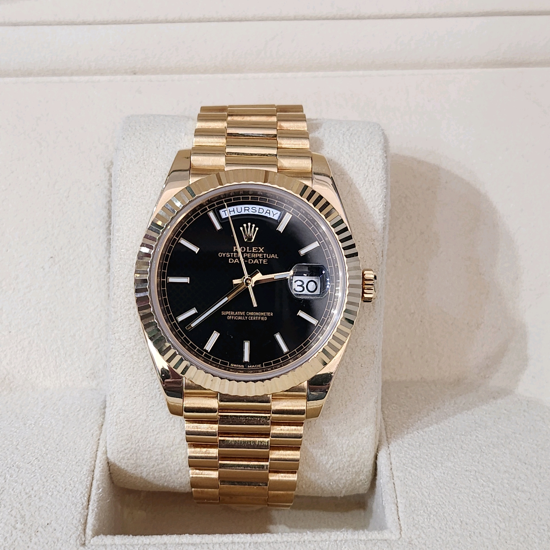 롤렉스 데이데이트 228238 중고 2018년식