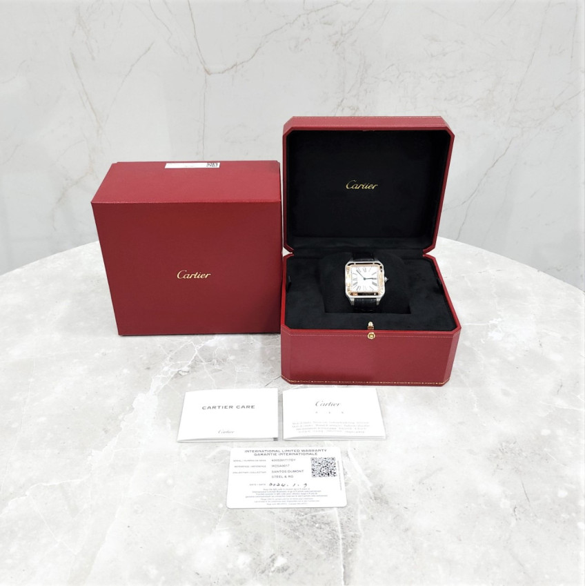 까르띠에 산소트 뒤몽 XL W2SA0017 중고 2024년식