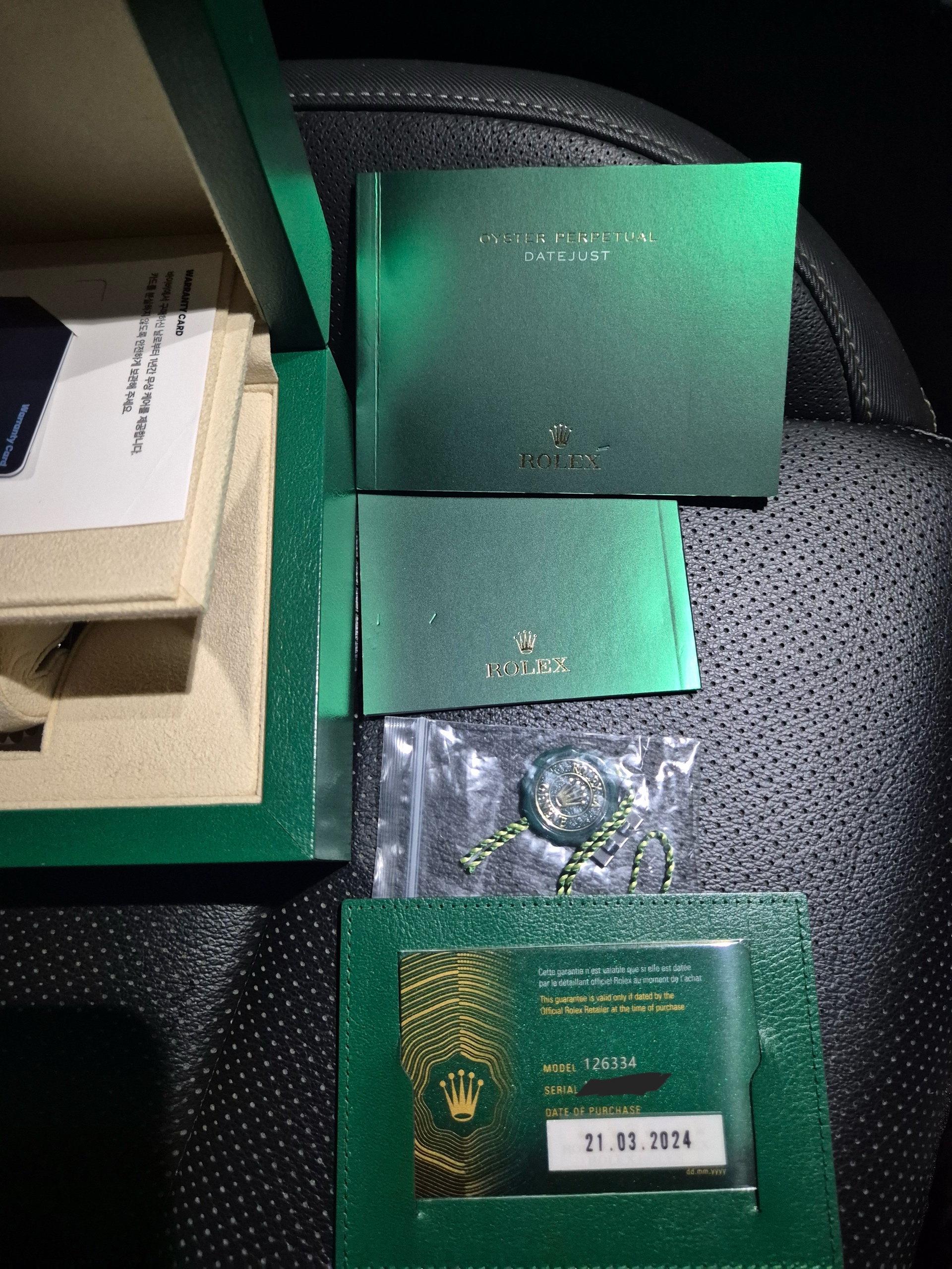 Rolex Datejust 41 126334 Used 2024 판매자 등록 이미지 5