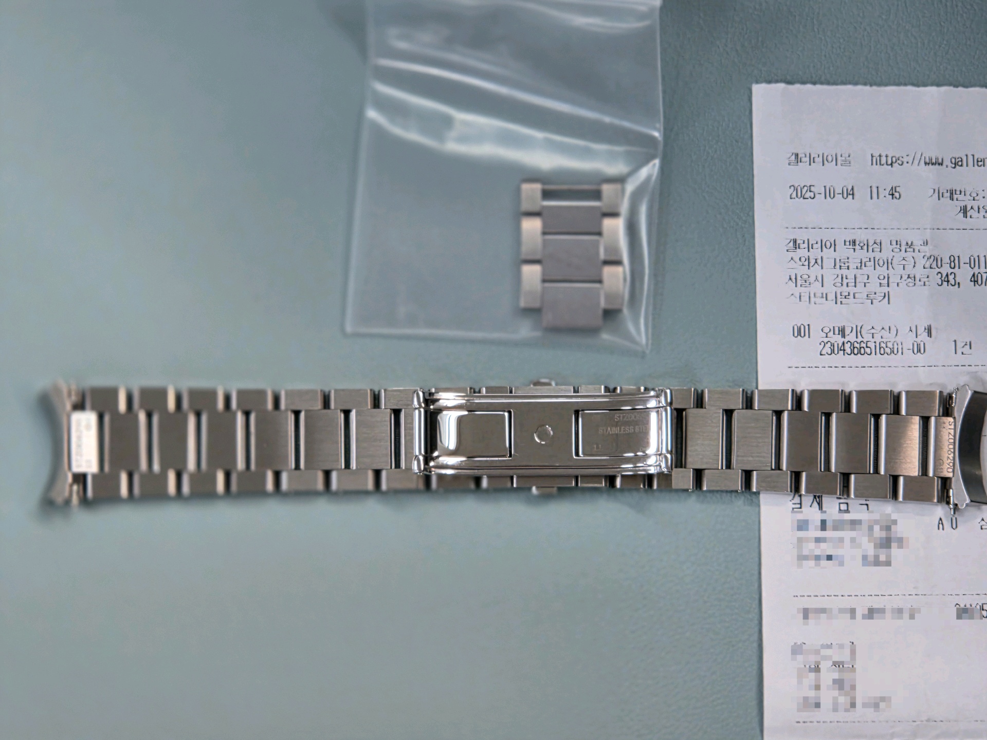 오메가 아쿠아 테라 220.10.38.20.01.004 중고 2024년식 판매자 등록 이미지 15