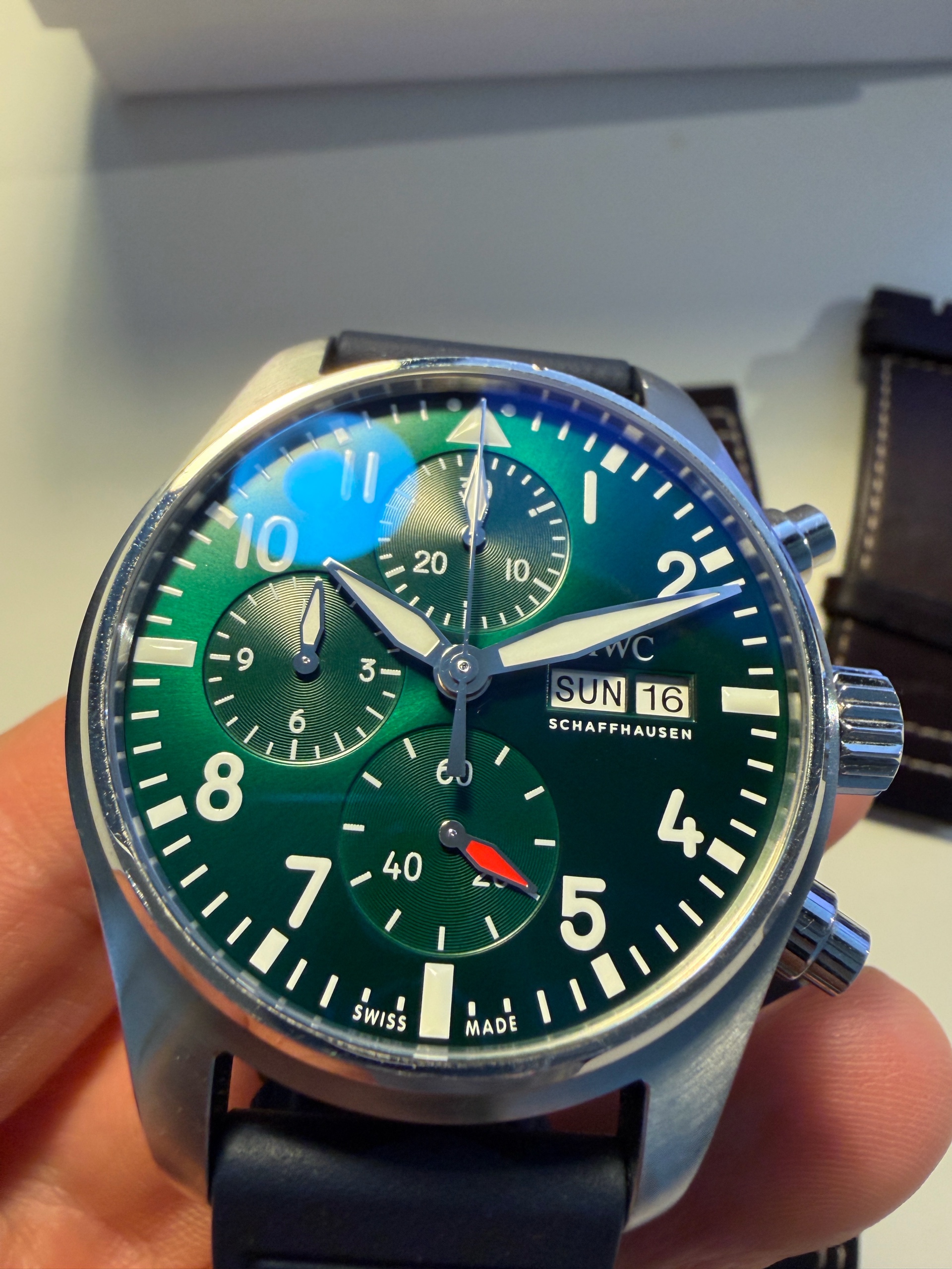 IWC 파일럿 워치 크로노그래프 41 IW388103 중고 2022년식
