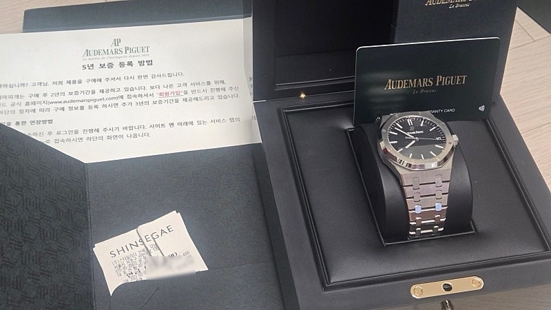 오데마 피게 로열 오크 15500ST.OO.1220ST.03 중고 2022년식 판매자 등록 이미지 6