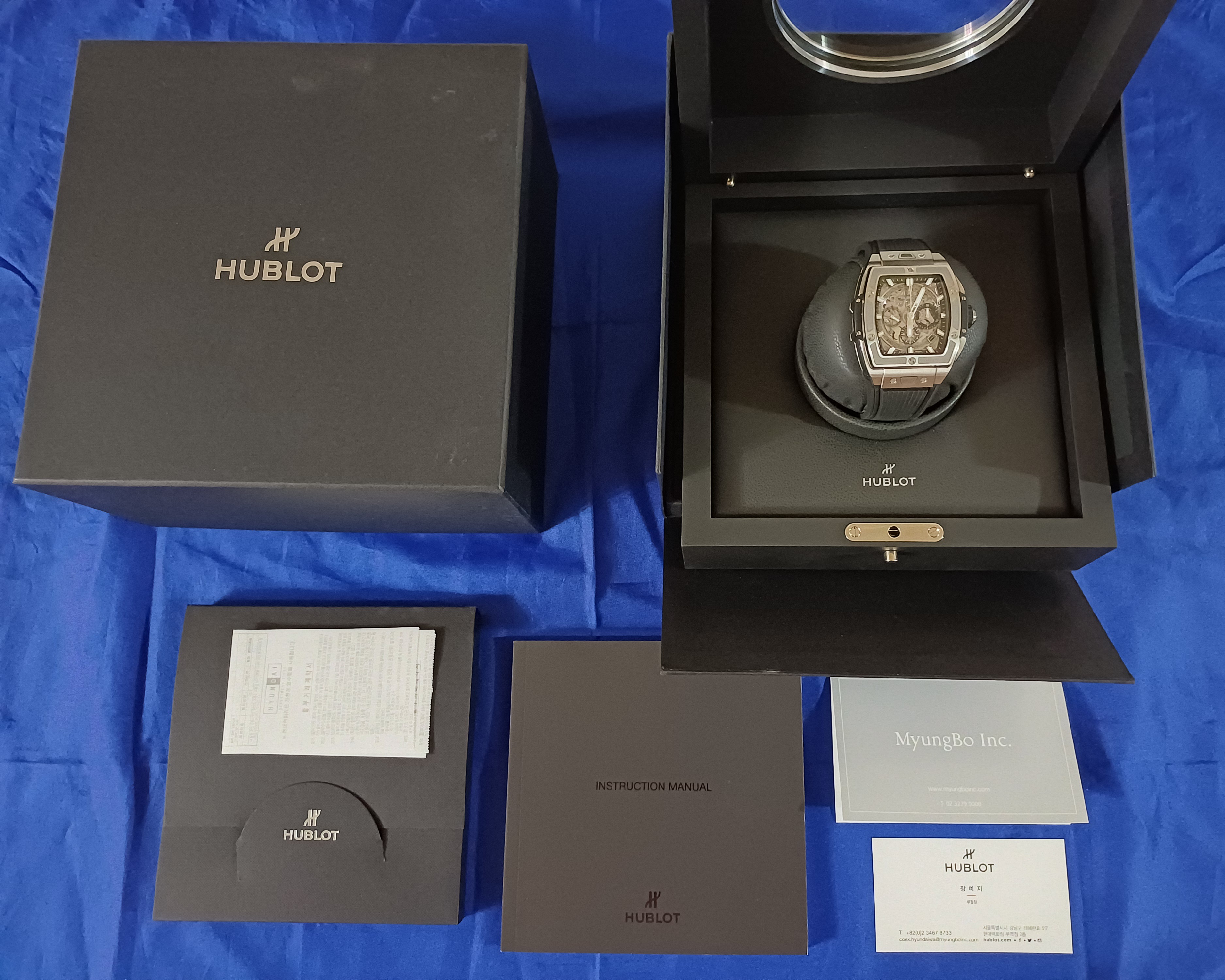 위블로 스피릿 오브 빅 뱅 티타늄 642.NX.0170.RX 중고 2023년식