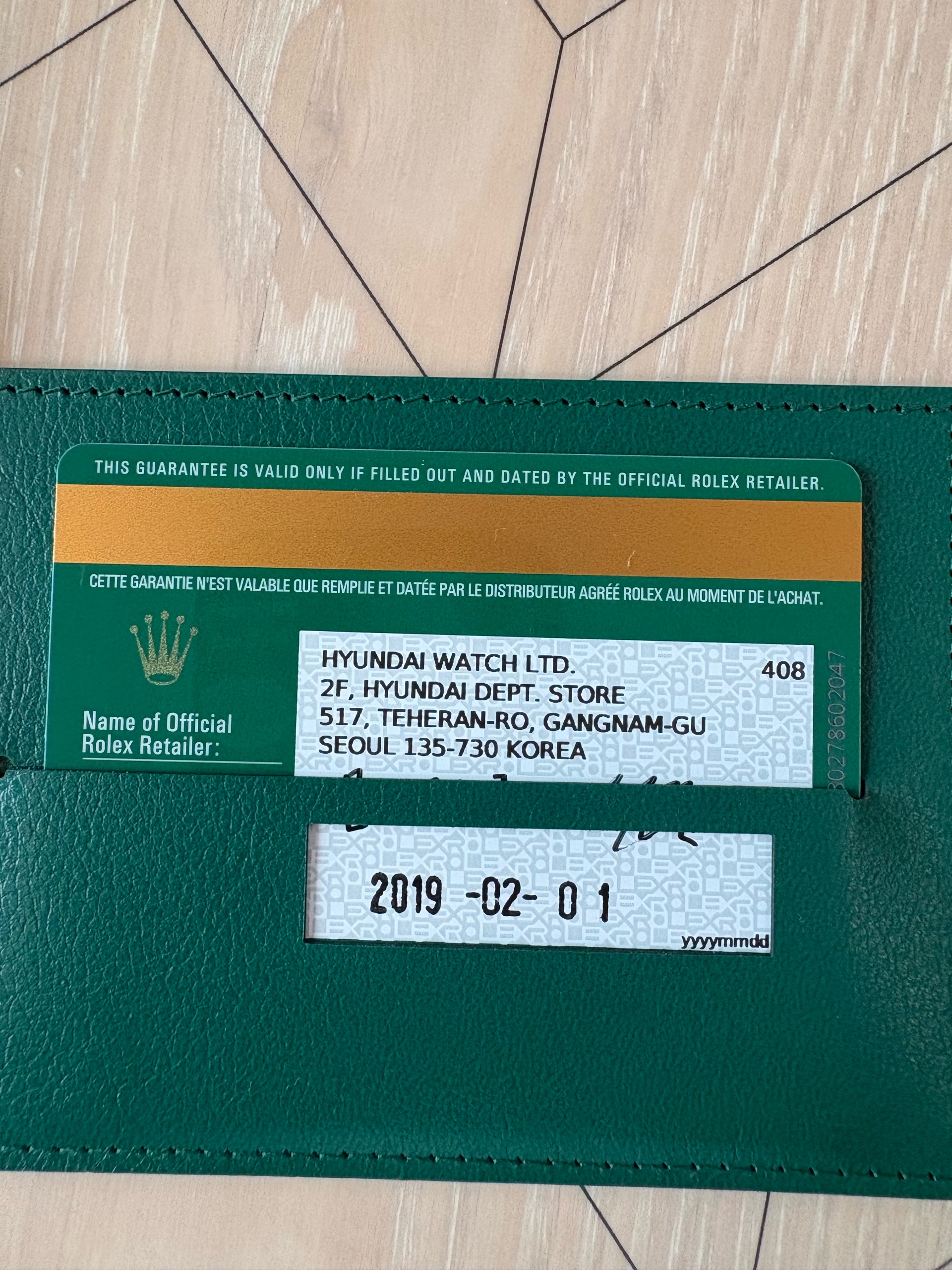 롤렉스 서브마리너 데이트 116610LV 중고 2019년식 판매자 등록 이미지 8