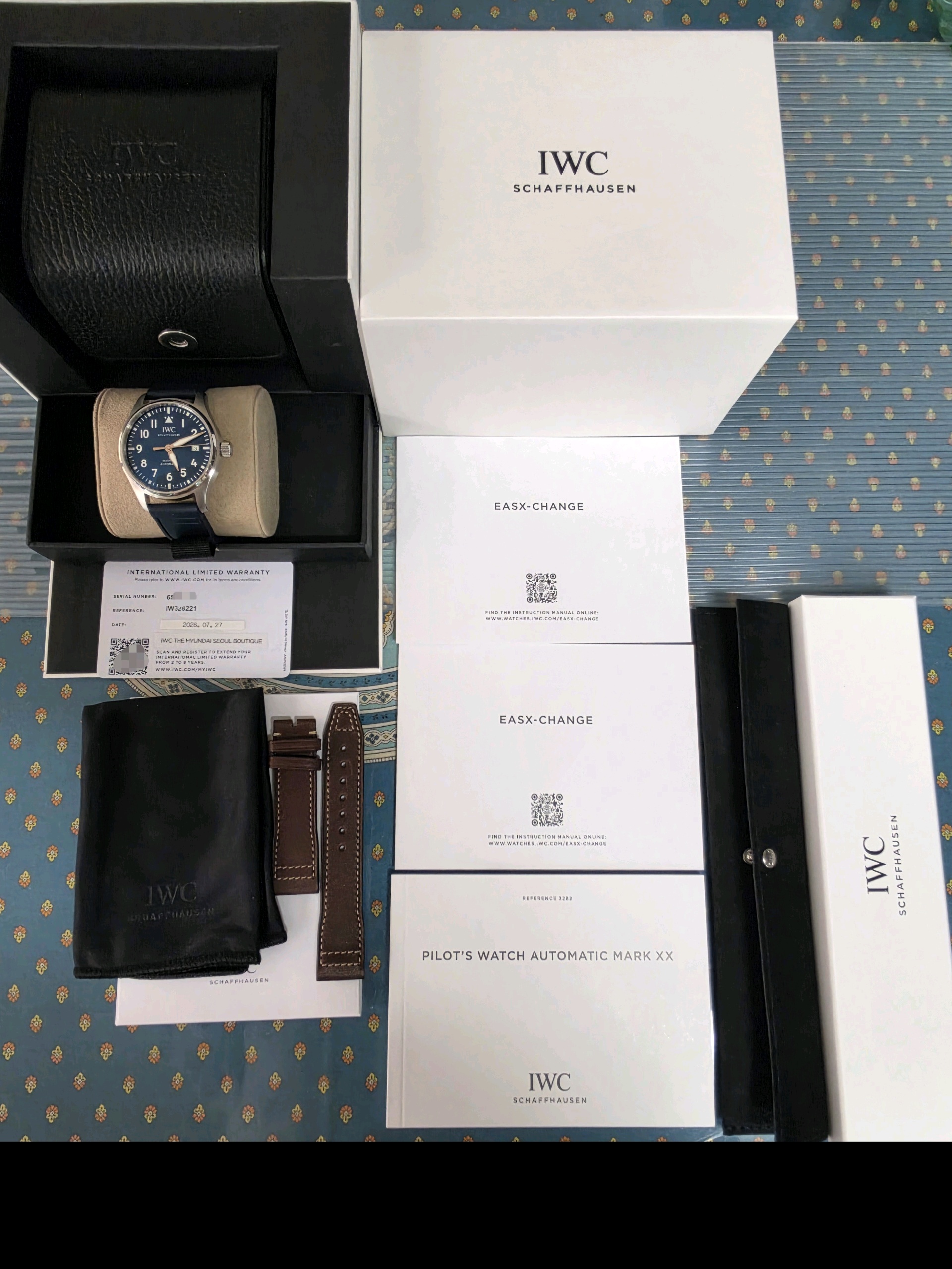 IWC 파일럿 워치 마크 XX 어린 왕자 IW328221 중고 2026년식 판매자 등록 이미지 12