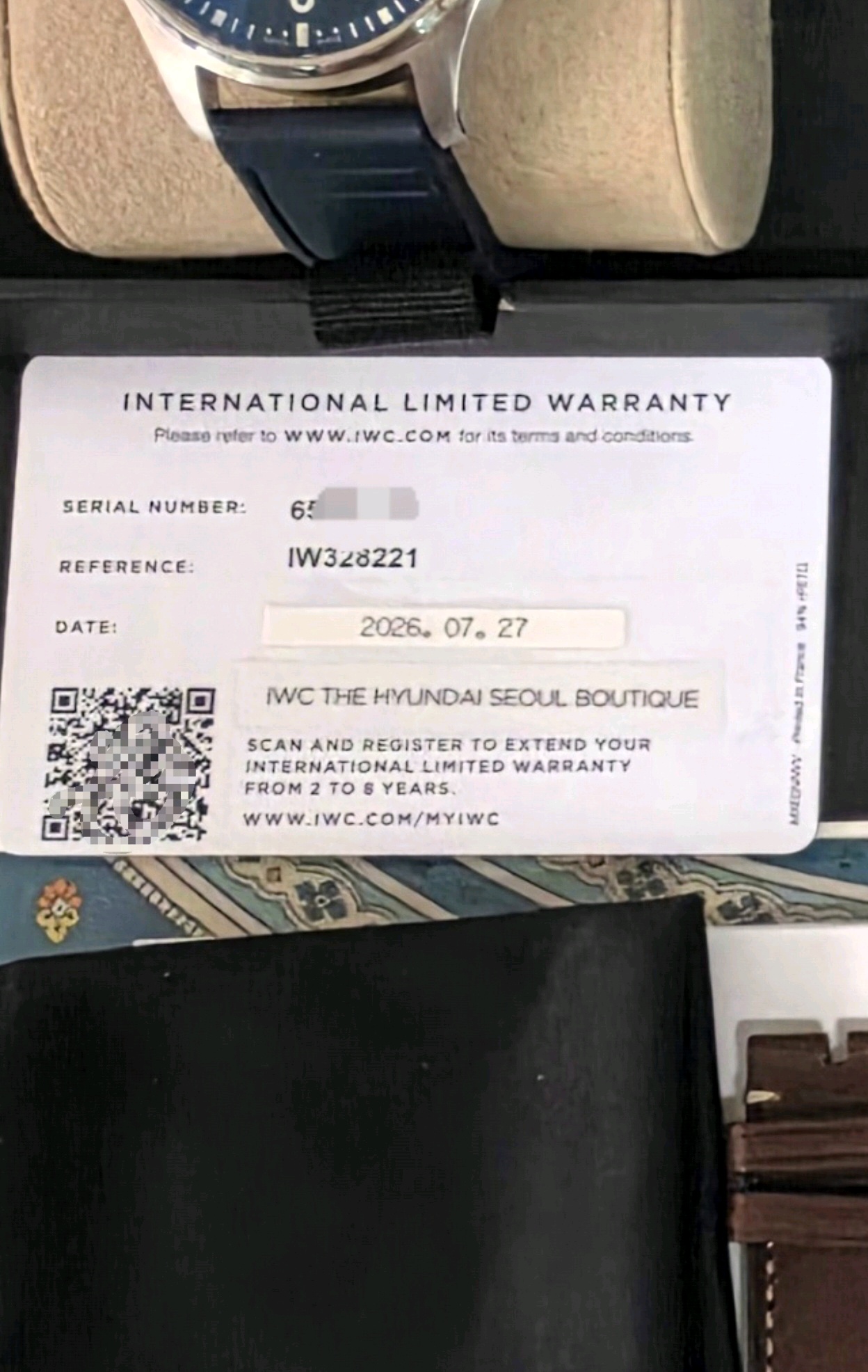 IWC 파일럿 워치 마크 XX 어린 왕자 IW328221 중고 2026년식 판매자 등록 이미지 14