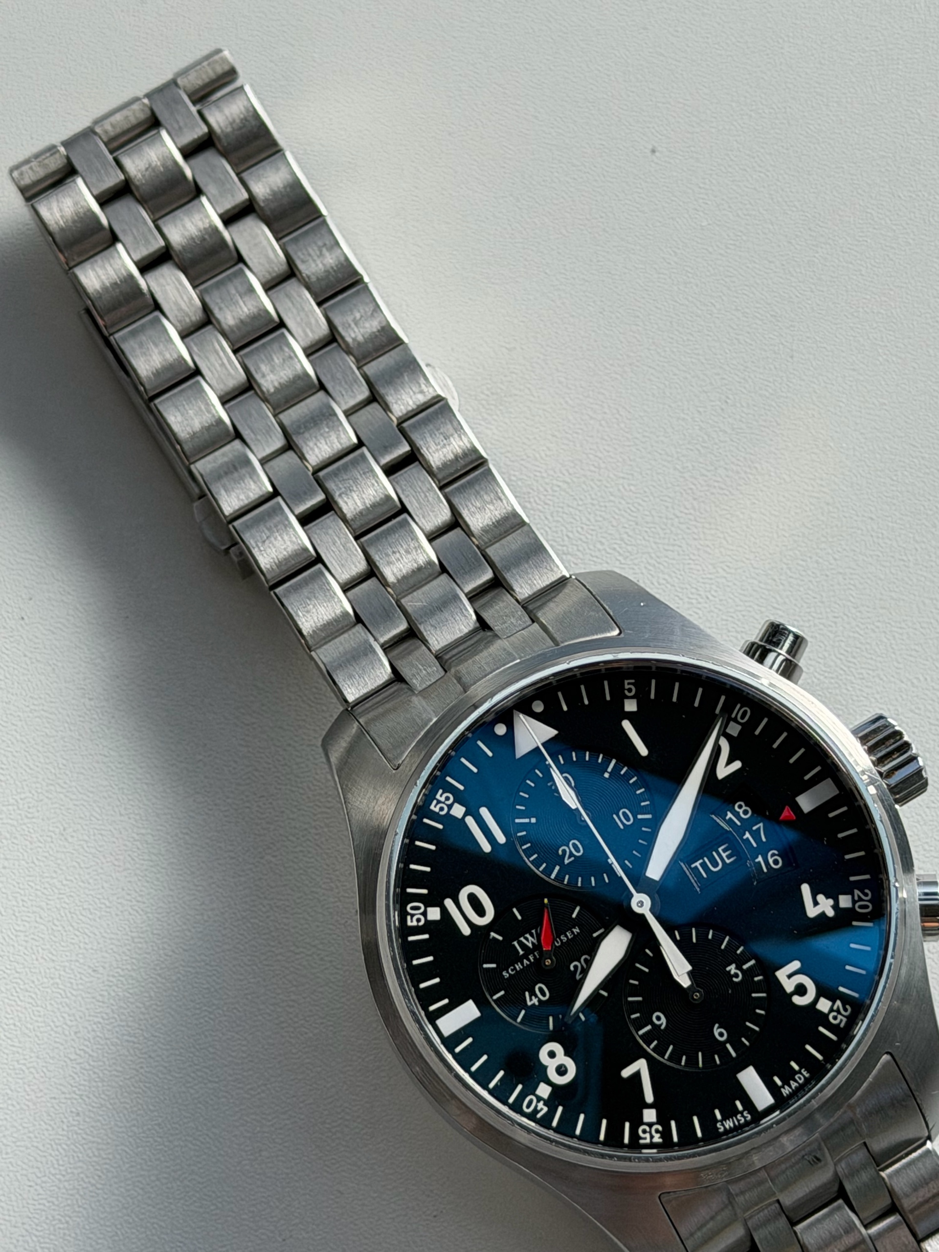 IWC 파일럿 워치 크로노그래프 IW377704 중고 2015년식 판매자 등록 이미지 3