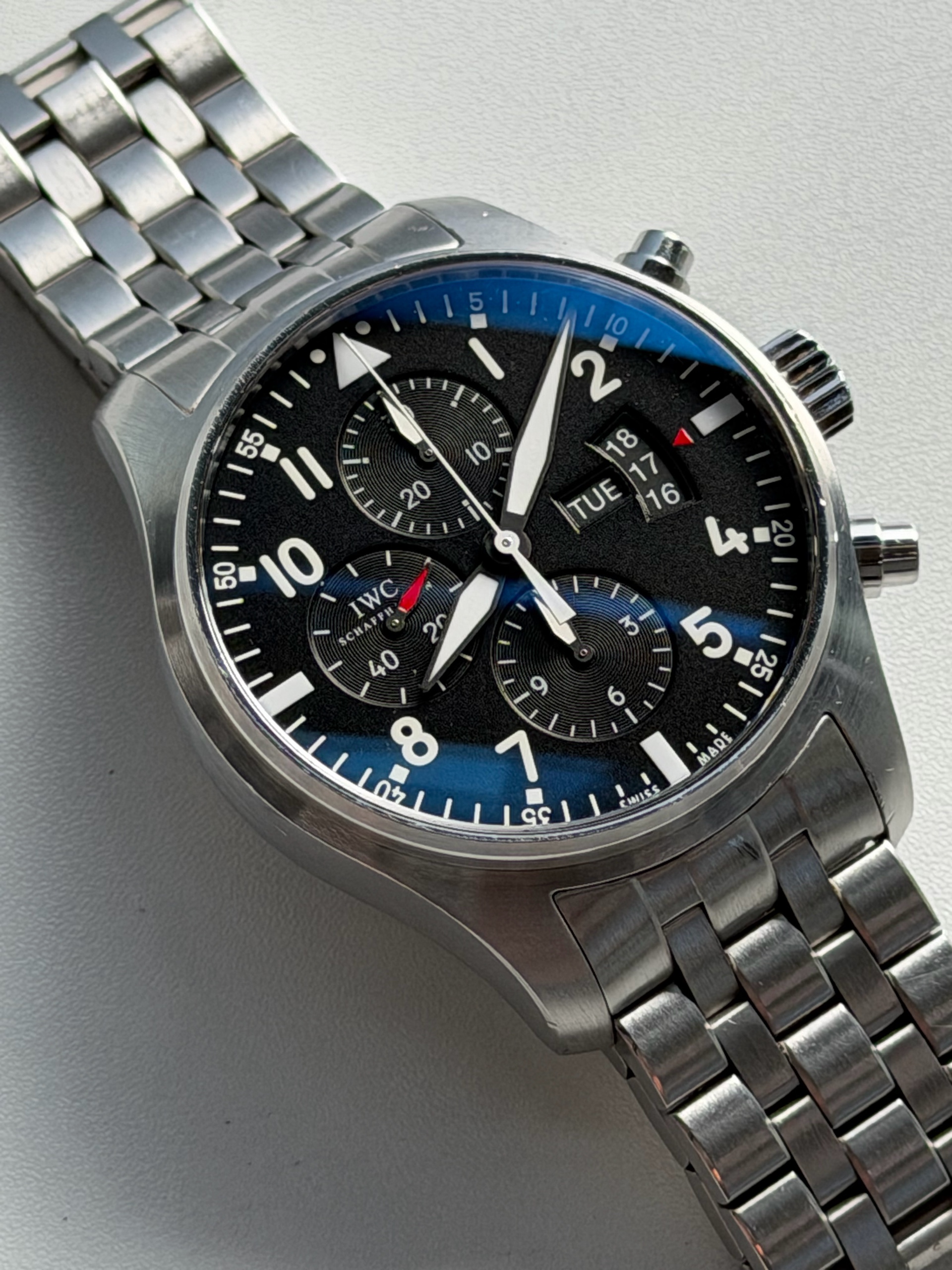 IWC 파일럿 워치 크로노그래프 IW377704 중고 2015년식 판매자 등록 이미지 2