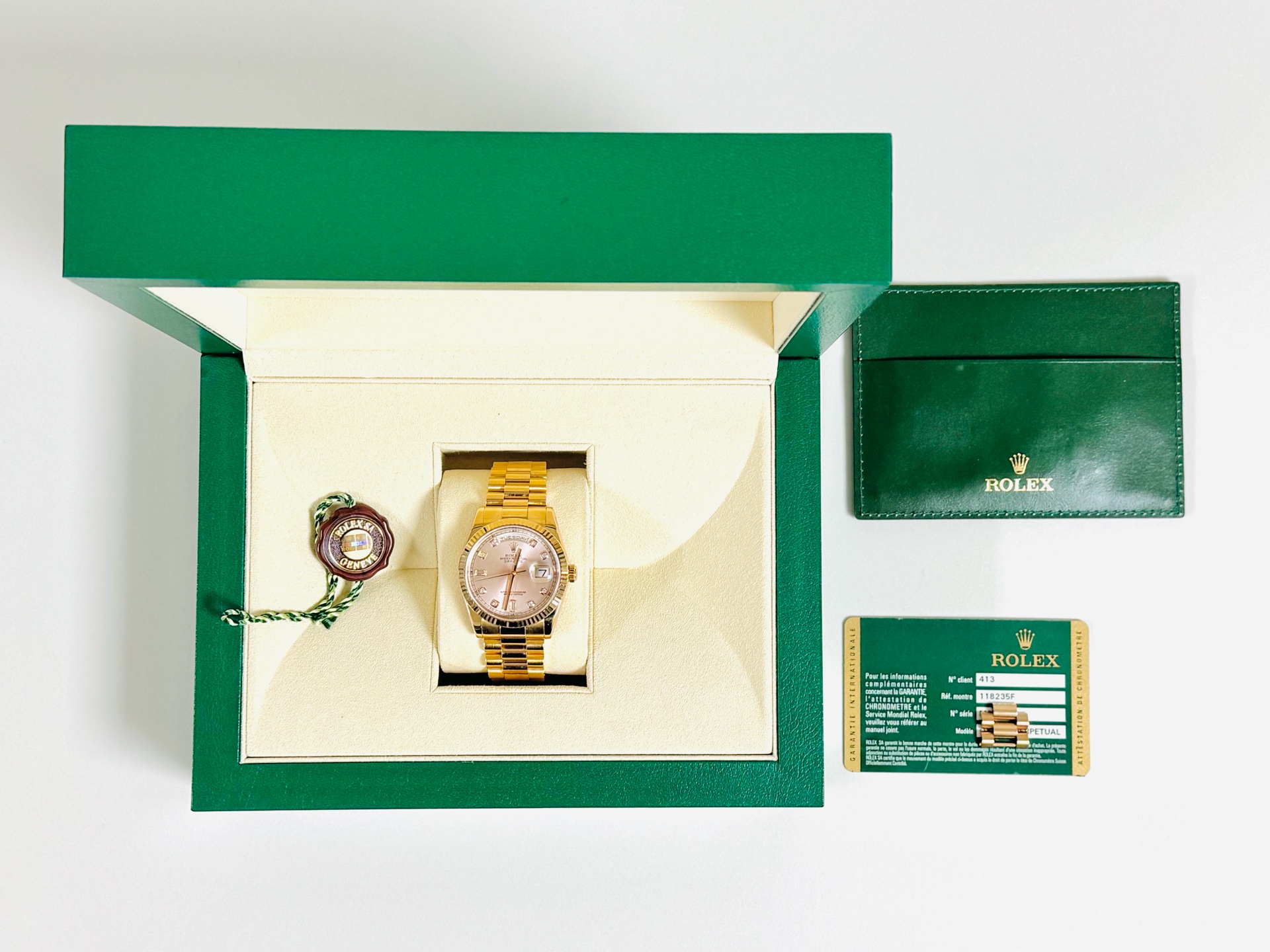 롤렉스 데이데이트 36 118235 중고 2008년식 판매자 등록 이미지 8