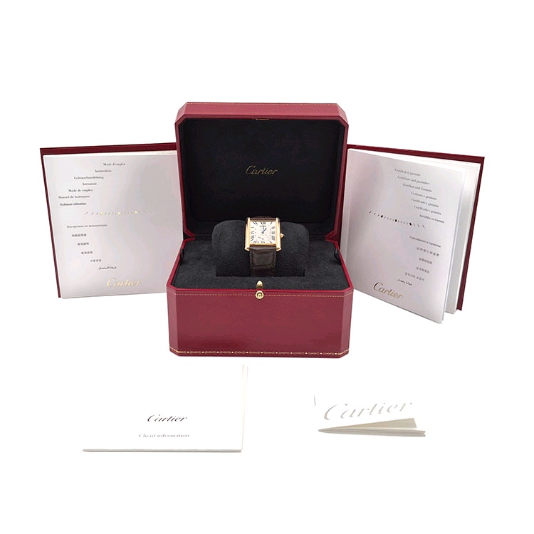 Cartier Tank Louis XL Calendar aperture and power reserve W1560003 Used 2012 판매자 등록 이미지 8