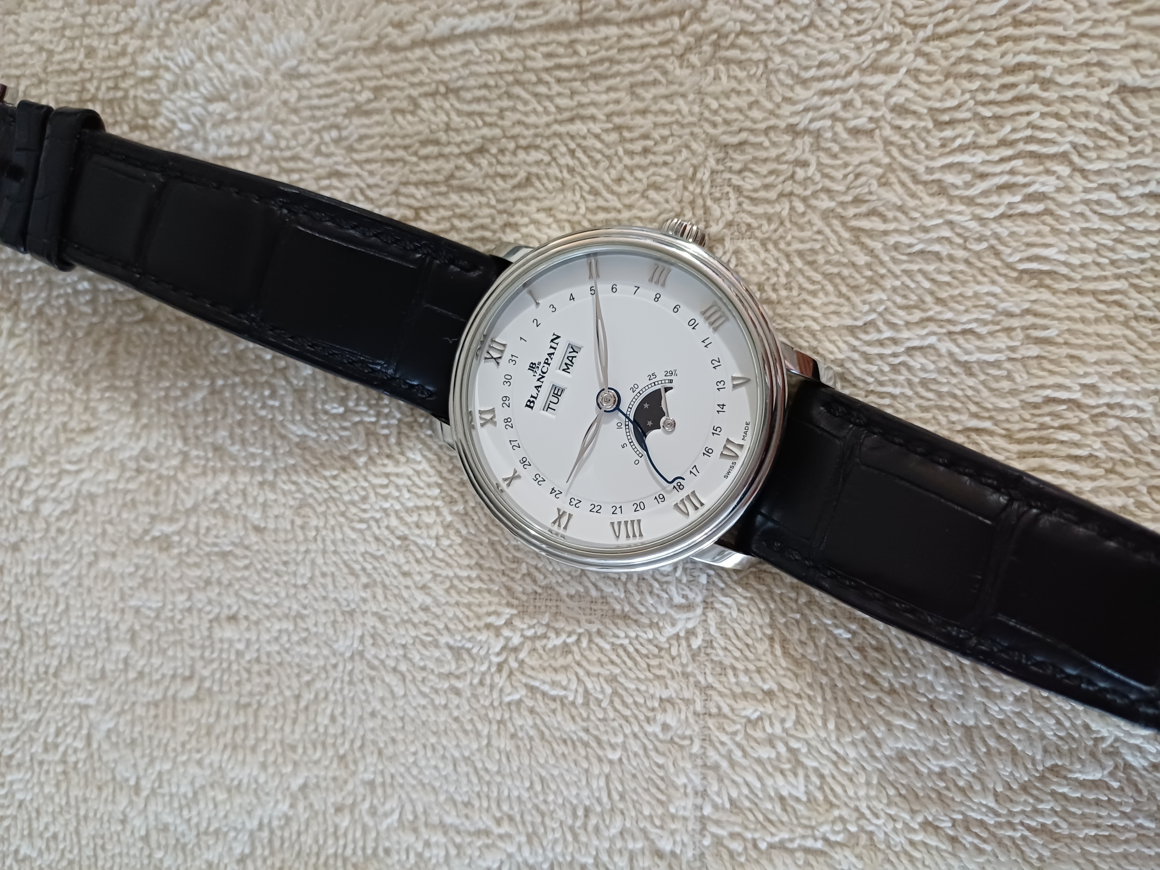 Blancpain Villeret Quantième Complet 6264-1127-55B 中古 2022年式 판매자 등록 이미지 2