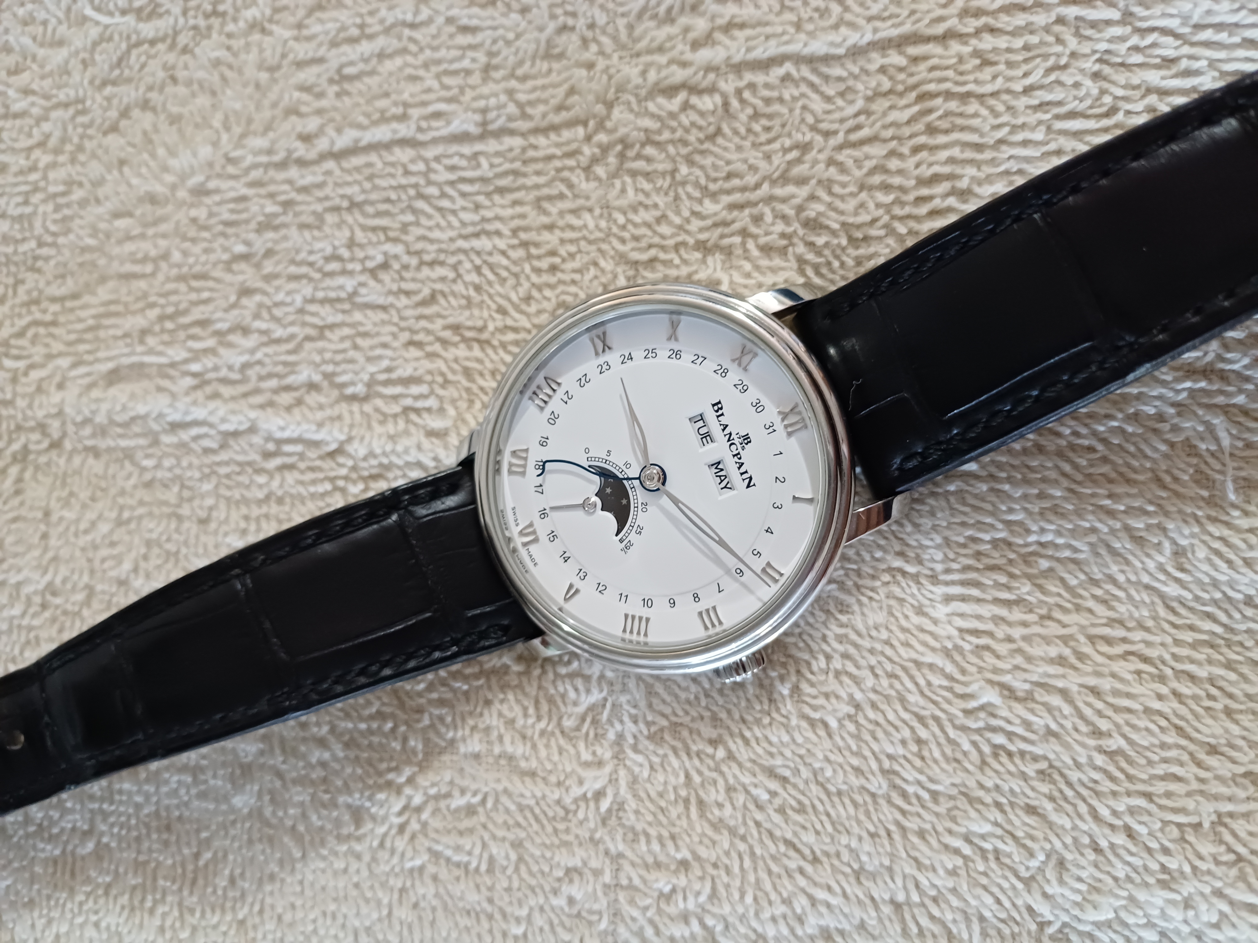 Blancpain Villeret Quantième Complet 6264-1127-55B 中古 2022年式 판매자 등록 이미지 3