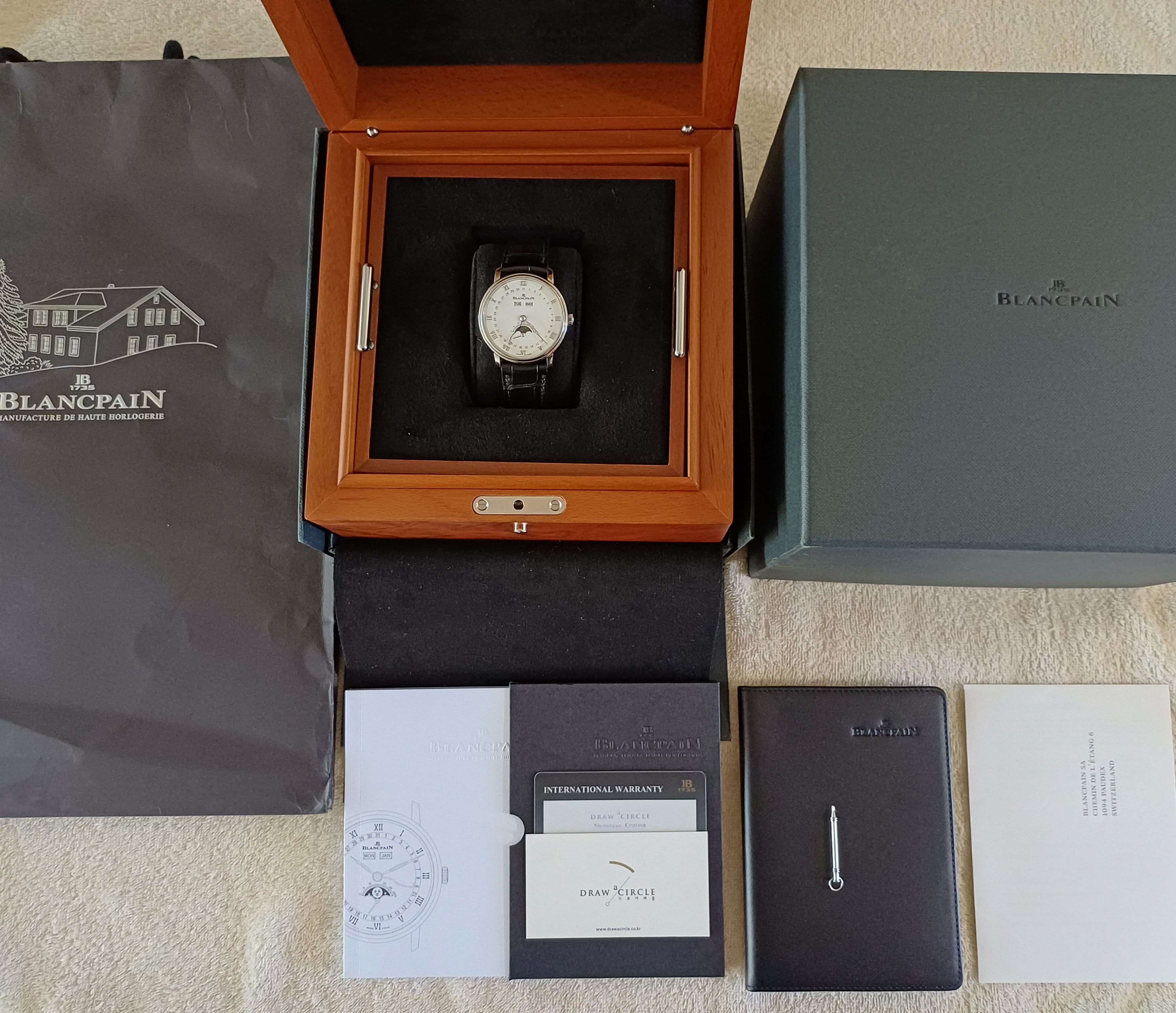 Blancpain Villeret Quantième Complet 6264-1127-55B 中古 2022年式
