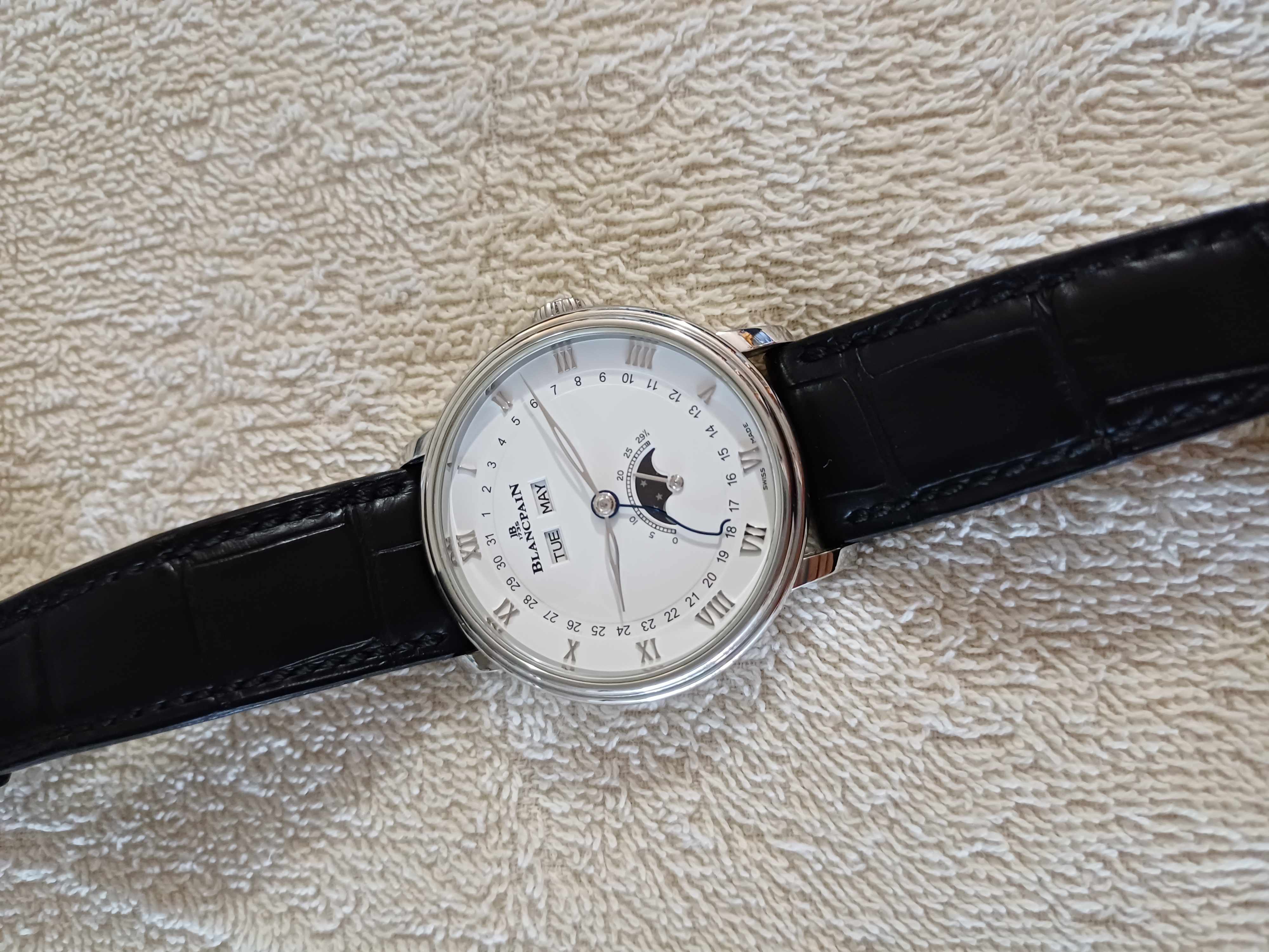 Blancpain Villeret Quantième Complet 6264-1127-55B 中古 2022年式 판매자 등록 이미지 4