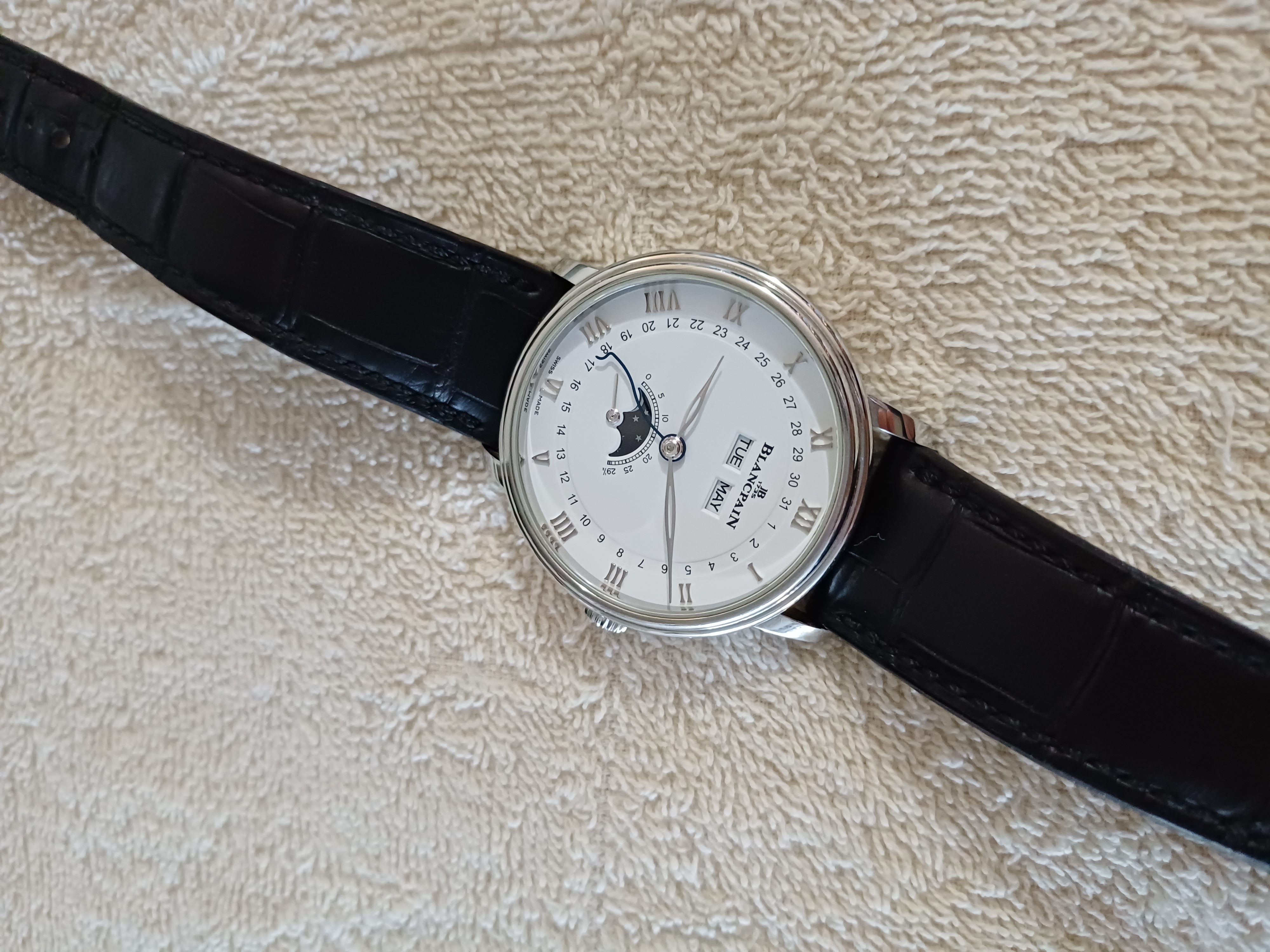 Blancpain Villeret Quantième Complet 6264-1127-55B 中古 2022年式 판매자 등록 이미지 5
