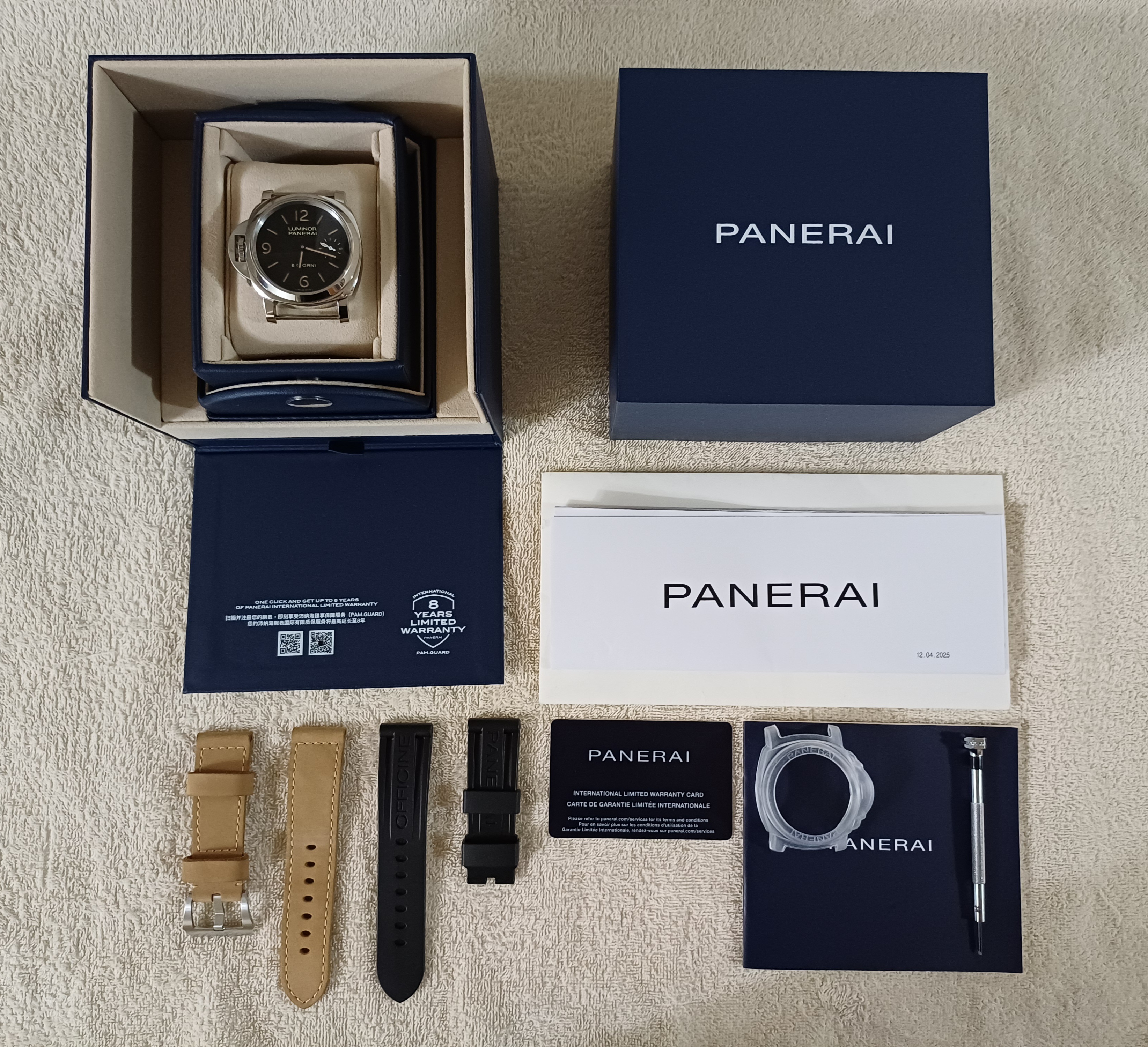 파네라이 루미노르 데스트로 오또 지오르니 PAM01655 중고 2025년식