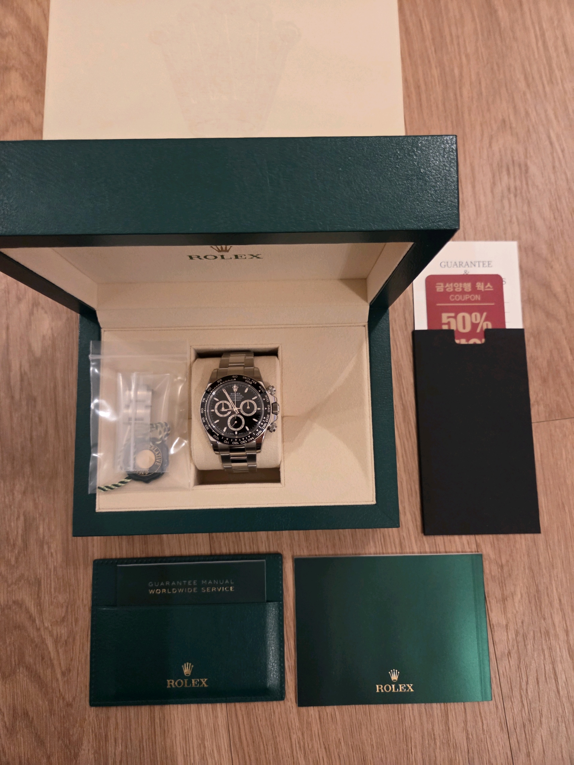 롤렉스 데이토나 126500LN 중고 2024년식