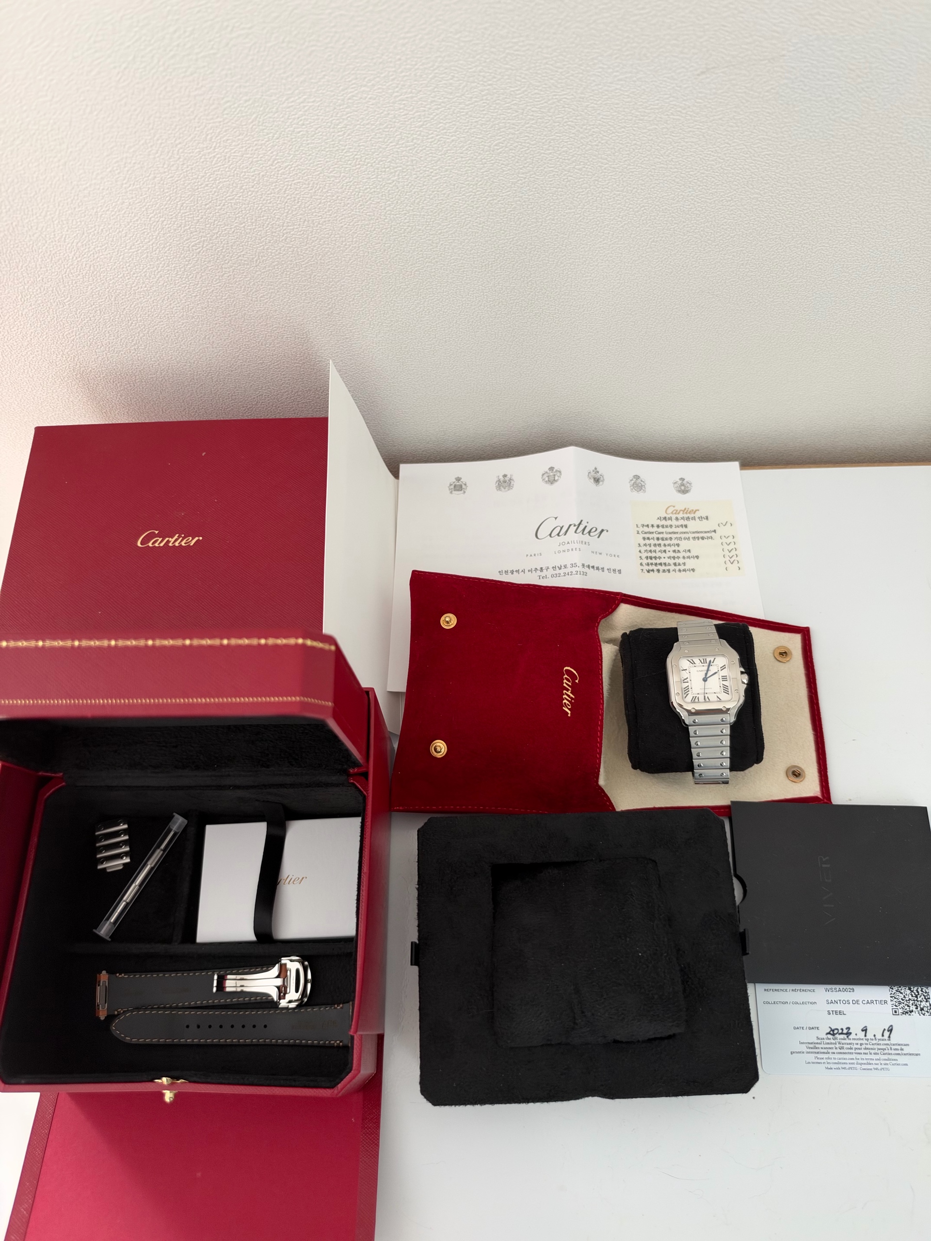 까르띠에 산토스 MM WSSA0029 중고 2023년식 판매자 등록 이미지 2