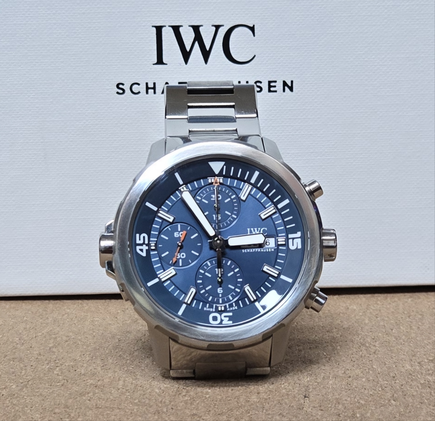 IWC 아쿠아타이머 크로노그래프 '엑스페디션 자크 이브 쿠스토' 에디션 IW376805 중고