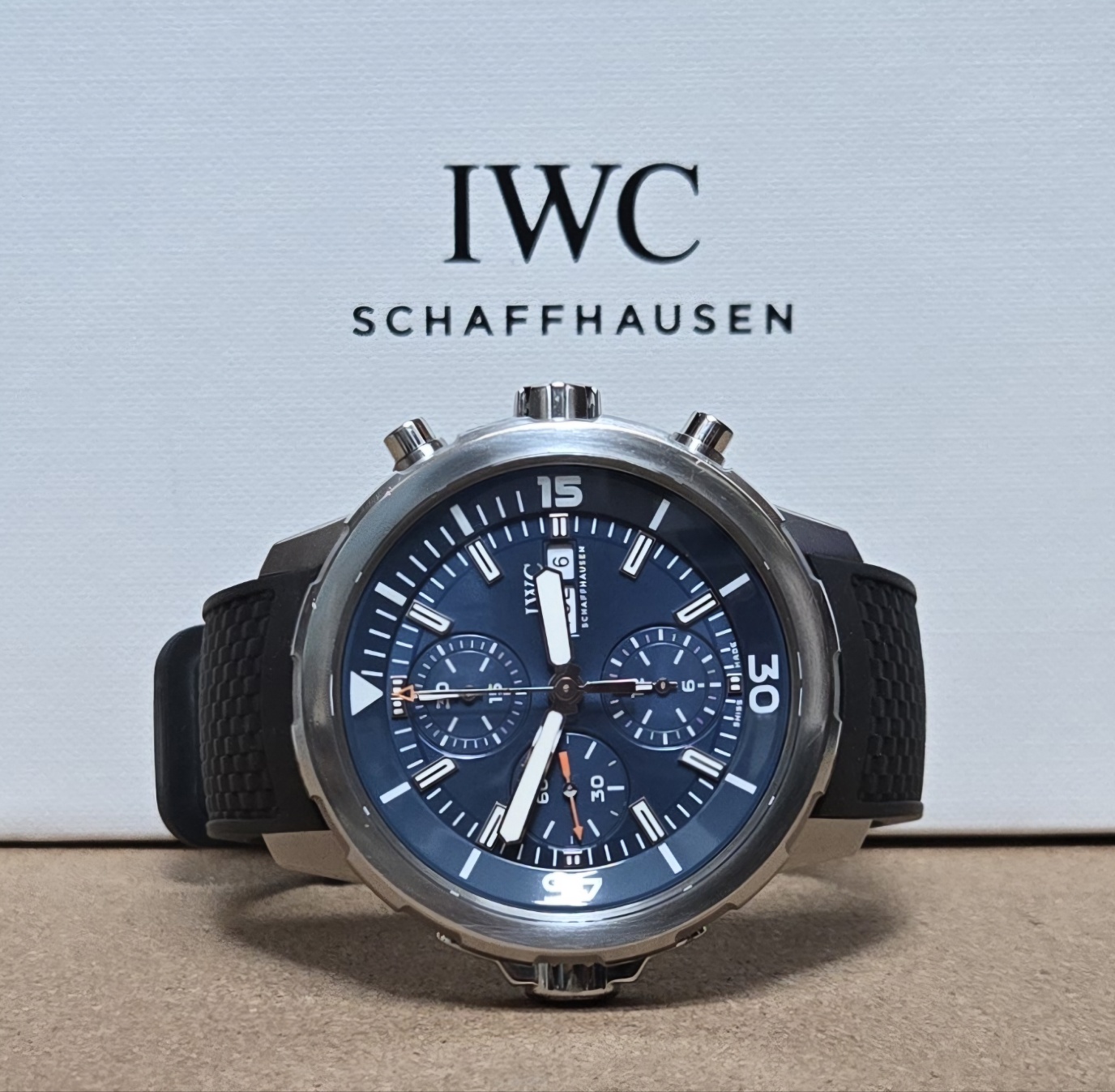 IWC 아쿠아타이머 크로노그래프 '엑스페디션 자크 이브 쿠스토' 에디션 IW376805 중고 판매자 등록 이미지 2