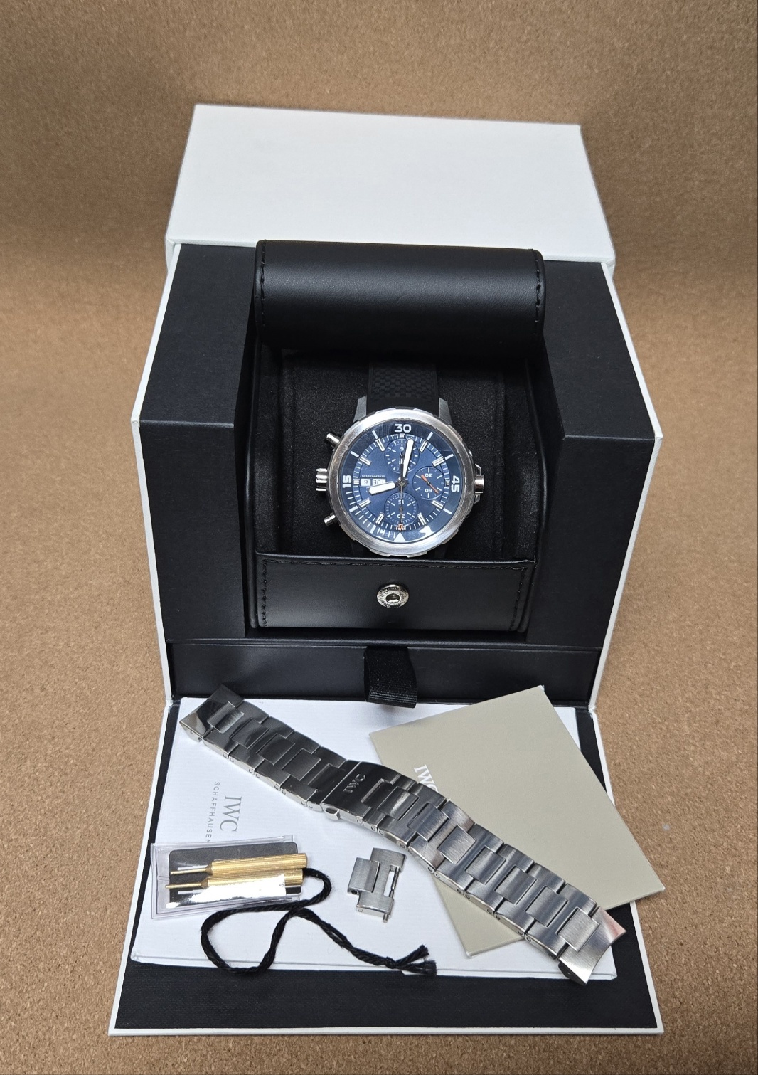 IWC 아쿠아타이머 크로노그래프 '엑스페디션 자크 이브 쿠스토' 에디션 IW376805 중고 판매자 등록 이미지 11