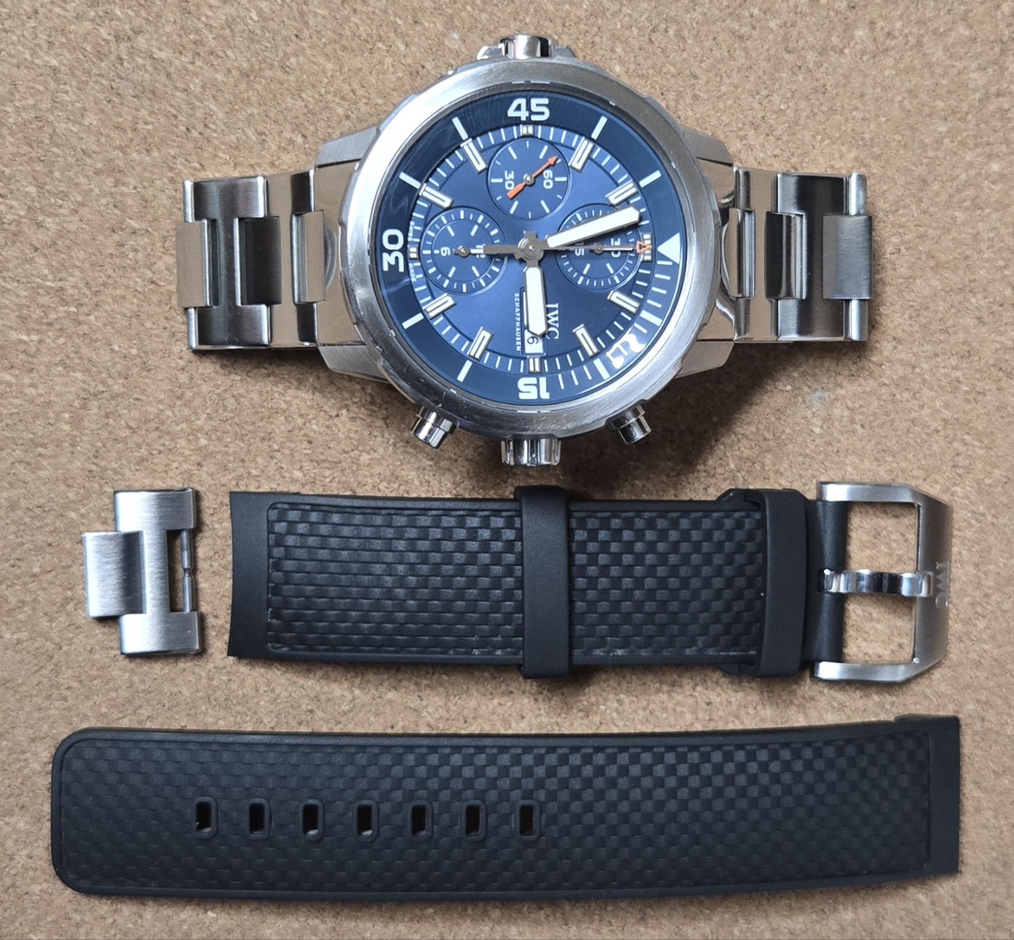 IWC 아쿠아타이머 크로노그래프 '엑스페디션 자크 이브 쿠스토' 에디션 IW376805 중고 판매자 등록 이미지 9