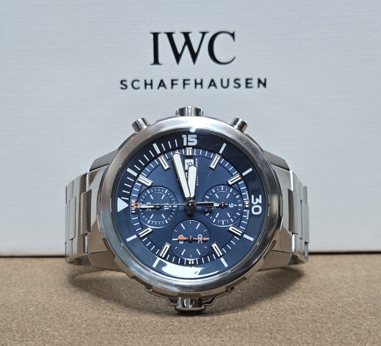 IWC 아쿠아타이머 크로노그래프 '엑스페디션 자크 이브 쿠스토' 에디션 IW376805 중고 판매자 등록 이미지 4