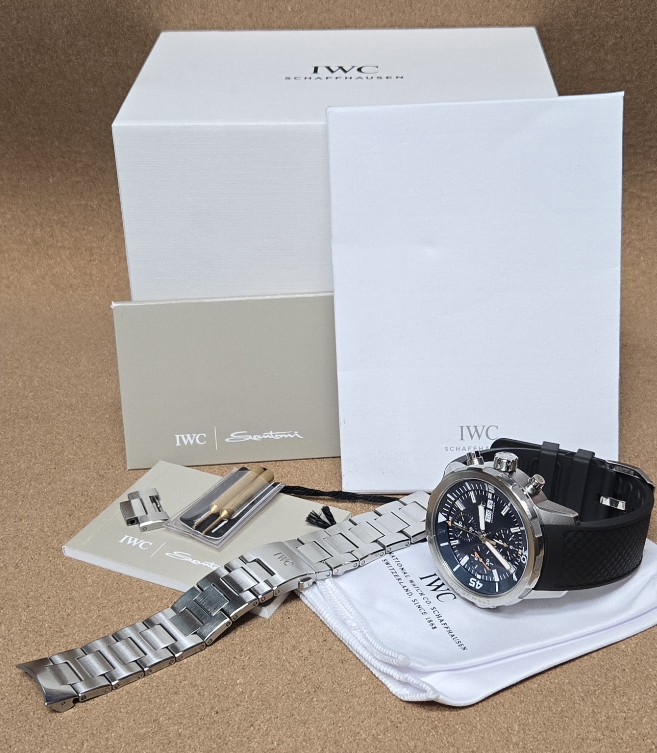 IWC 아쿠아타이머 크로노그래프 '엑스페디션 자크 이브 쿠스토' 에디션 IW376805 중고 판매자 등록 이미지 10