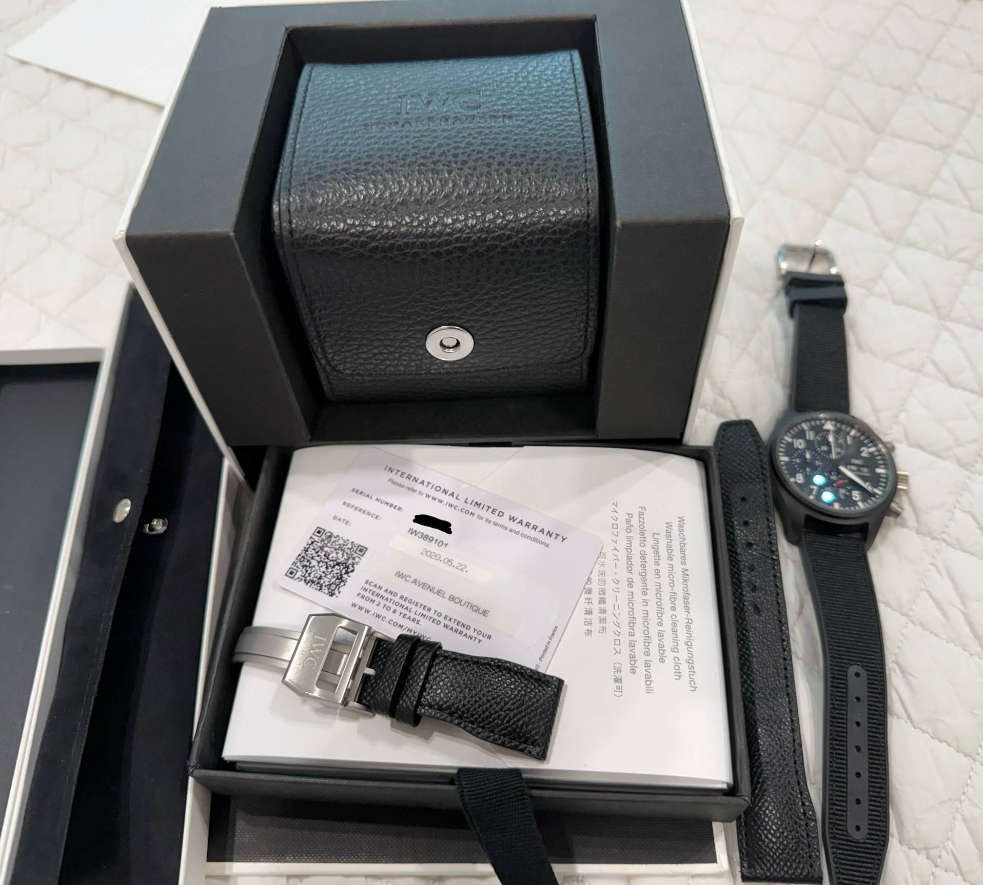 IWC 파일럿 워치 크로노그래프 '탑건' IW389101 중고 2020년식 판매자 등록 이미지 6