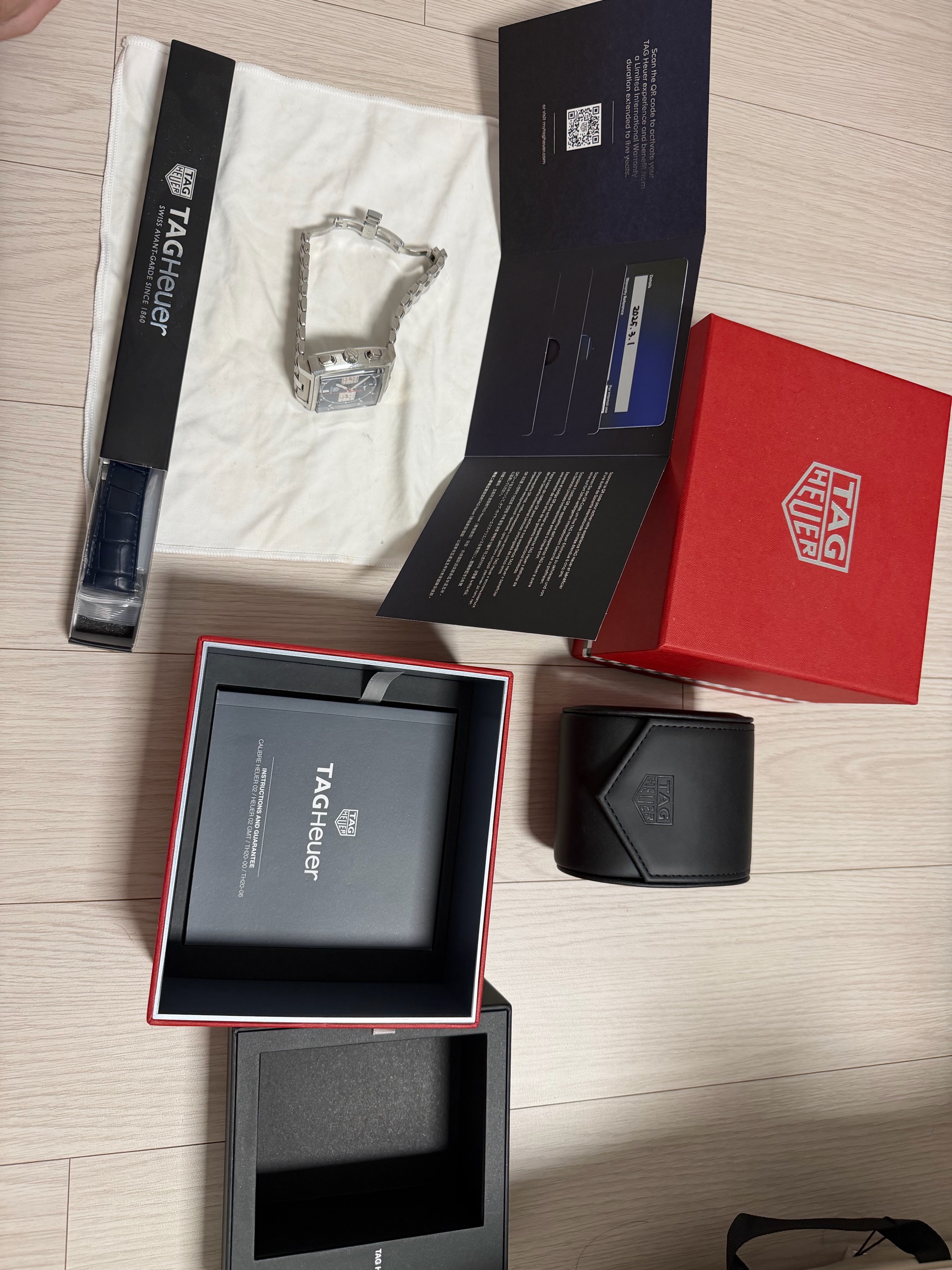 태그 호이어 모나코 크로노그래프 칼리버 호이어 02 CBL2111.FC6453 중고 2025년식 판매자 등록 이미지 7