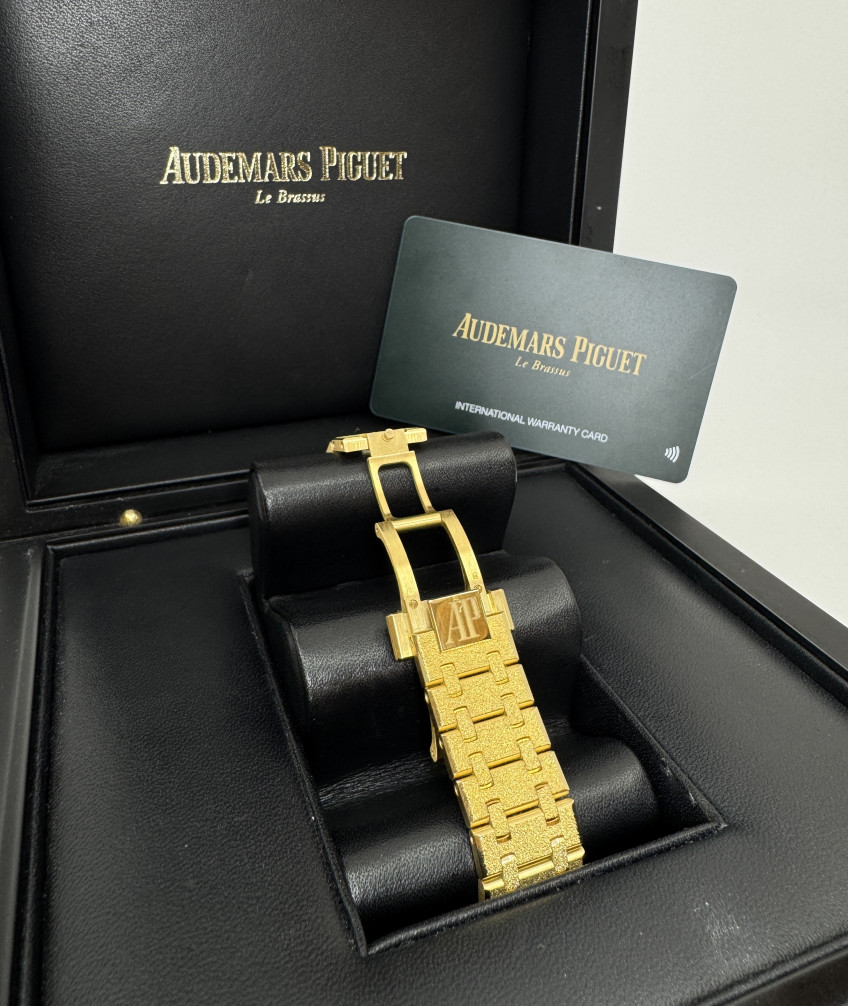 Audemars Piguet Royal Oak Frosted Gold Selfwinding 15550BA.GG.1356BA.01 中古 2026年式 판매자 등록 이미지 4
