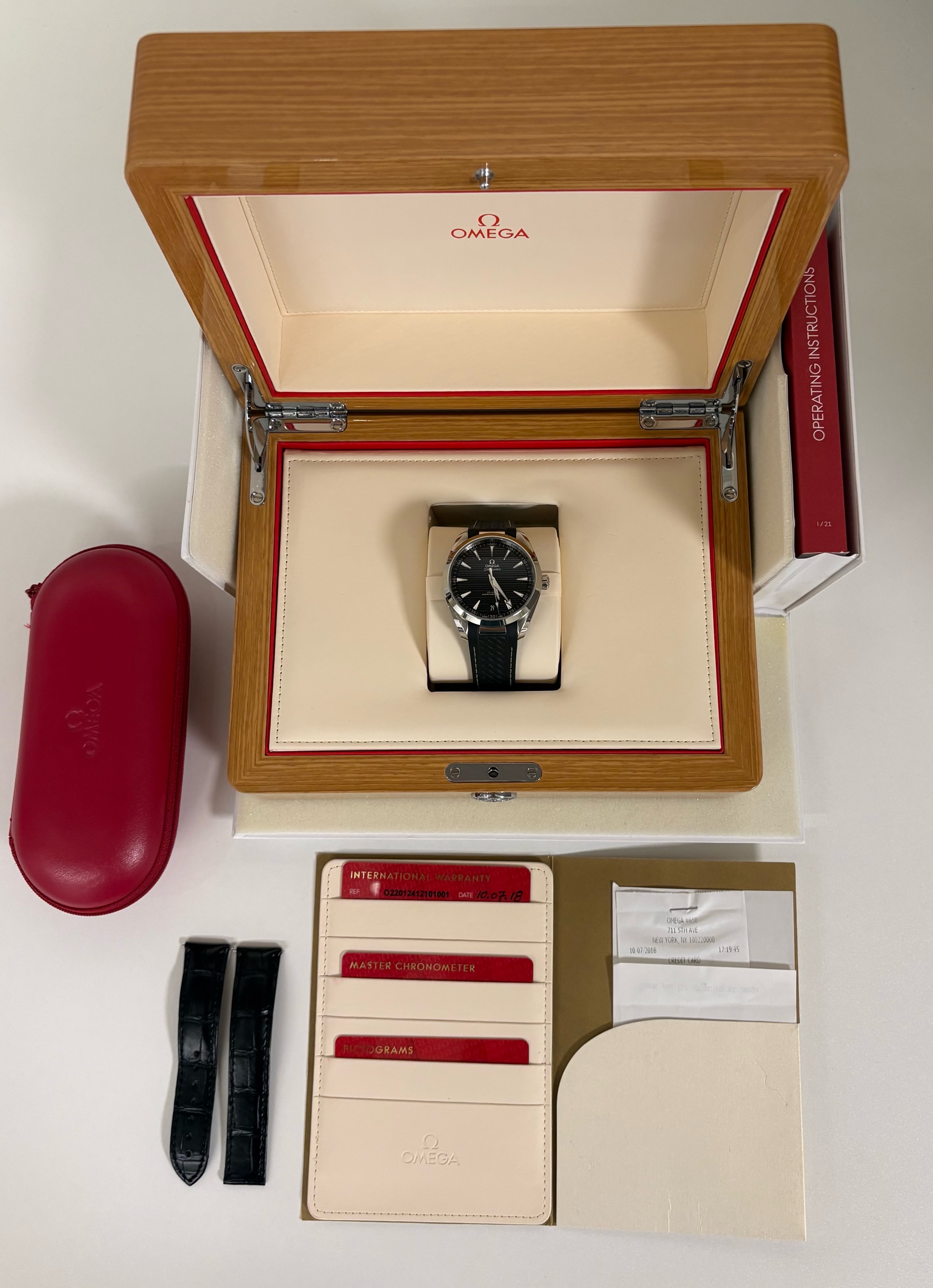 Omega Aqua Terra 220.12.41.21.01.001 中古 2018年式 판매자 등록 이미지 3