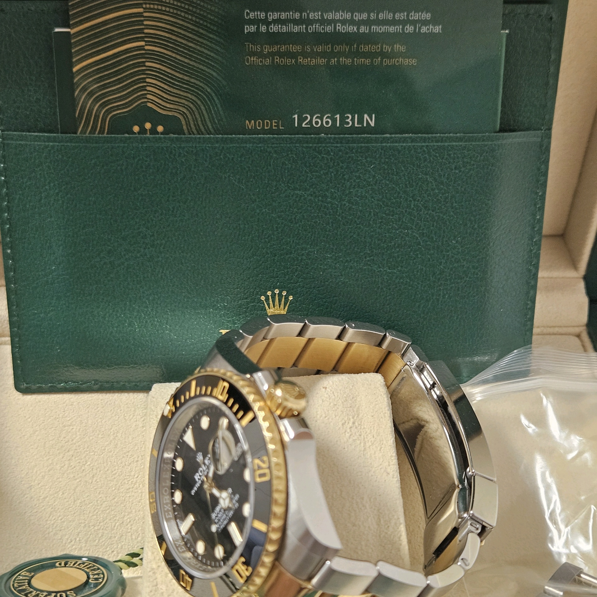 Rolex Submariner Date 126613LN 中古 2023年式 판매자 등록 이미지 8