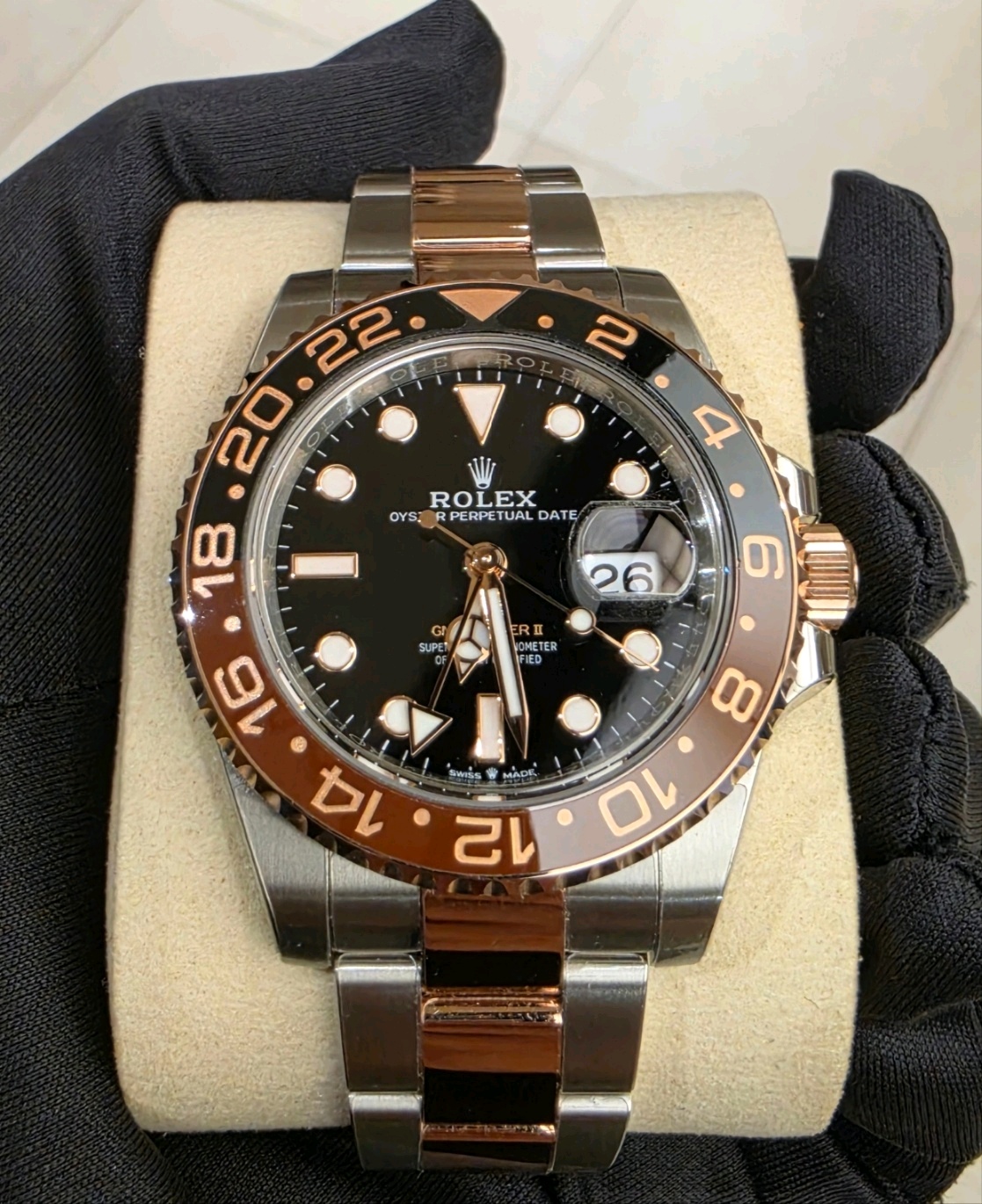 롤렉스 지엠티 마스터 2 126711CHNR 중고 2026년식