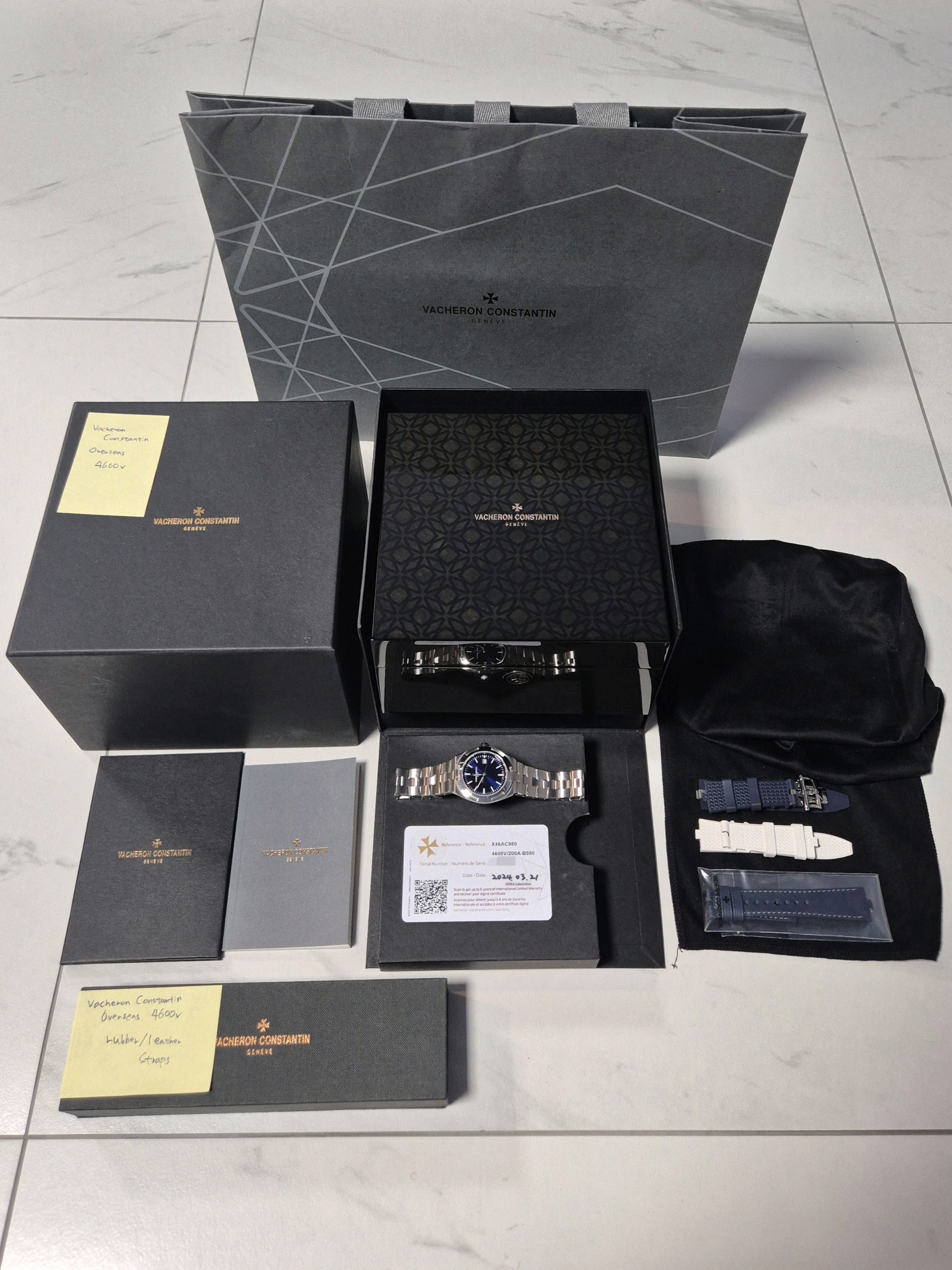 바쉐론 콘스탄틴 오버시즈 4600V/200A-B980 중고 2024년식 판매자 등록 이미지 16
